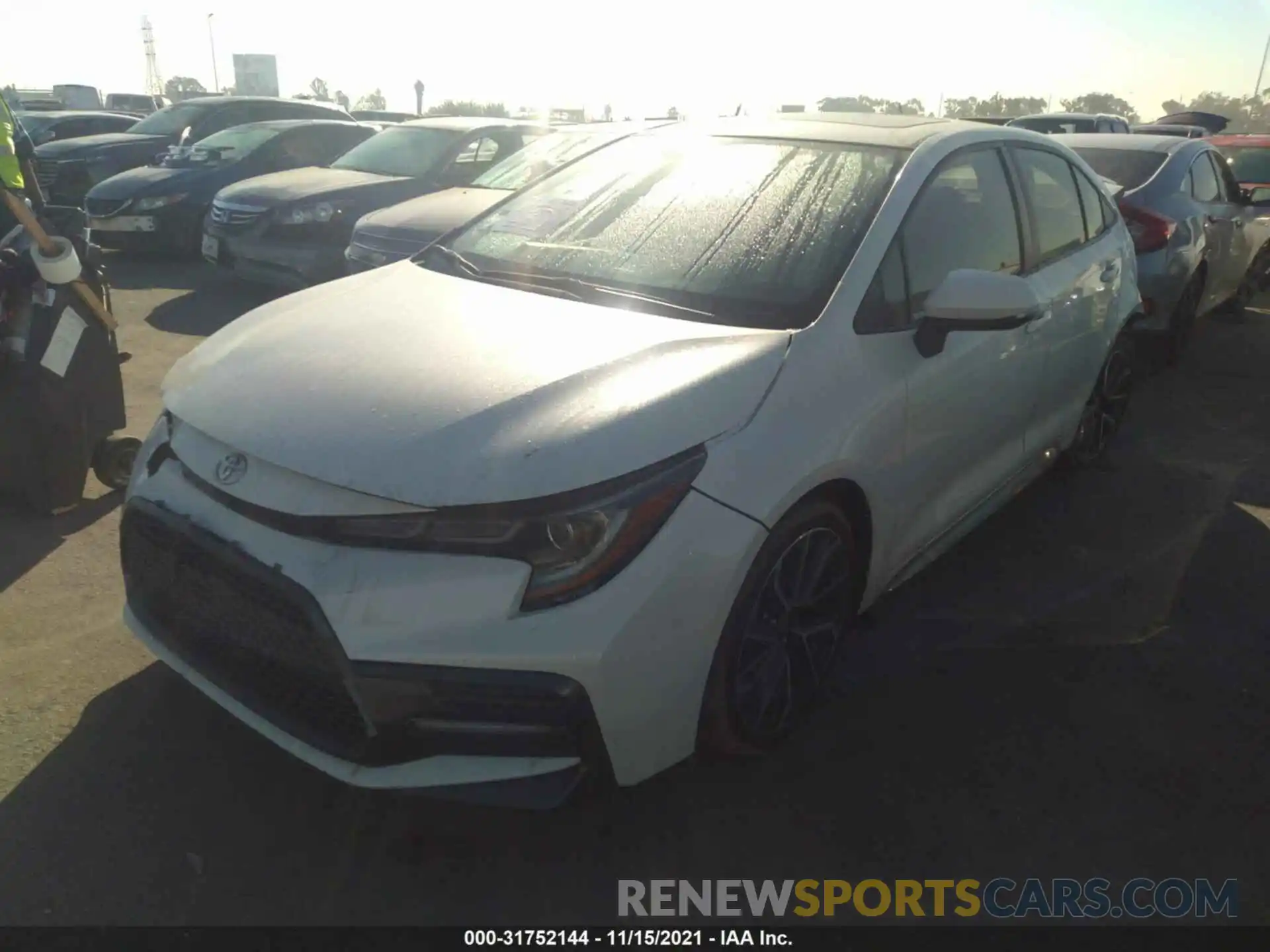 2 Photograph of a damaged car JTDP4RCE7LJ018475 TOYOTA COROLLA 2020