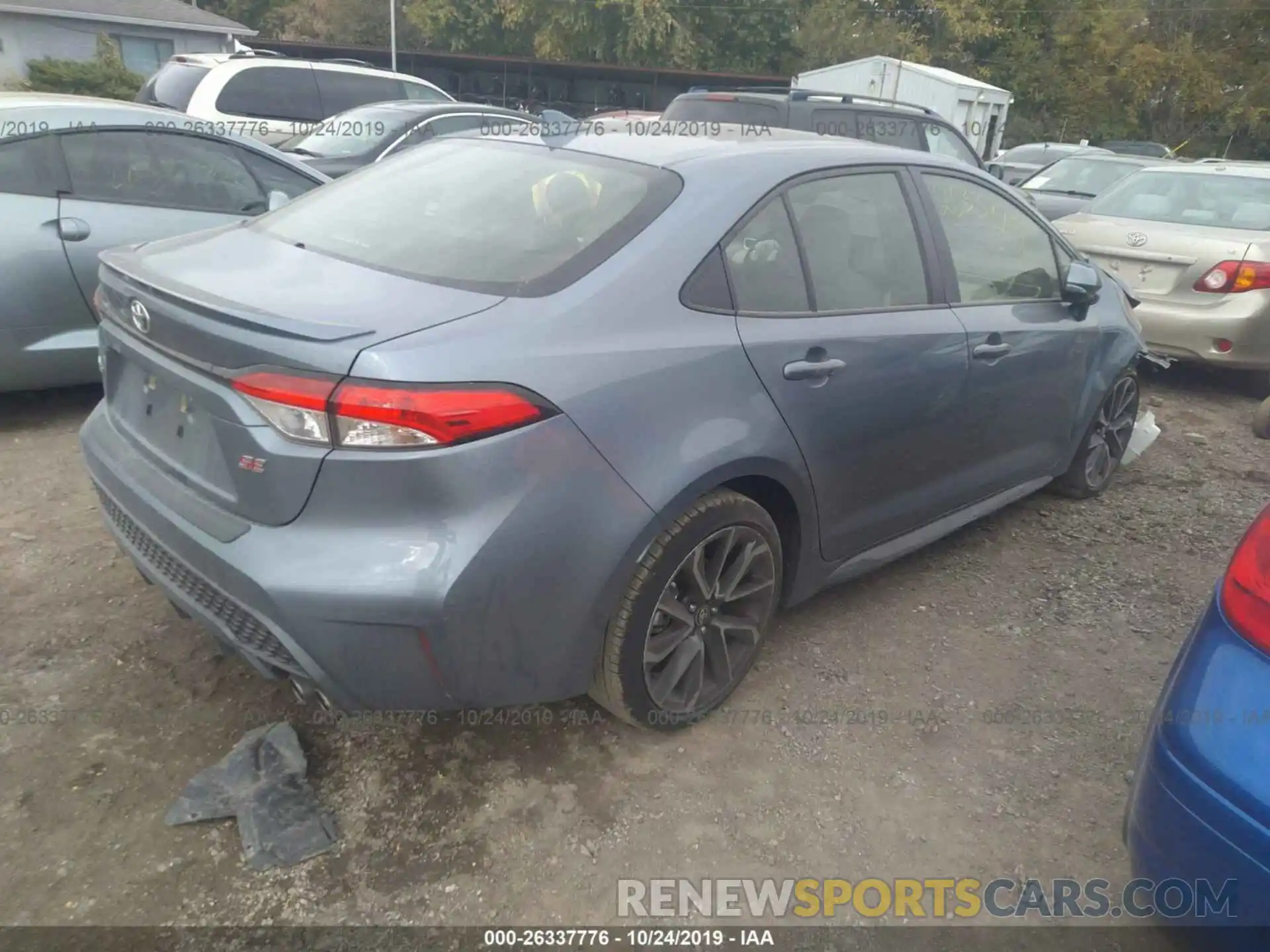 4 Photograph of a damaged car JTDP4RCE7LJ019383 TOYOTA COROLLA 2020