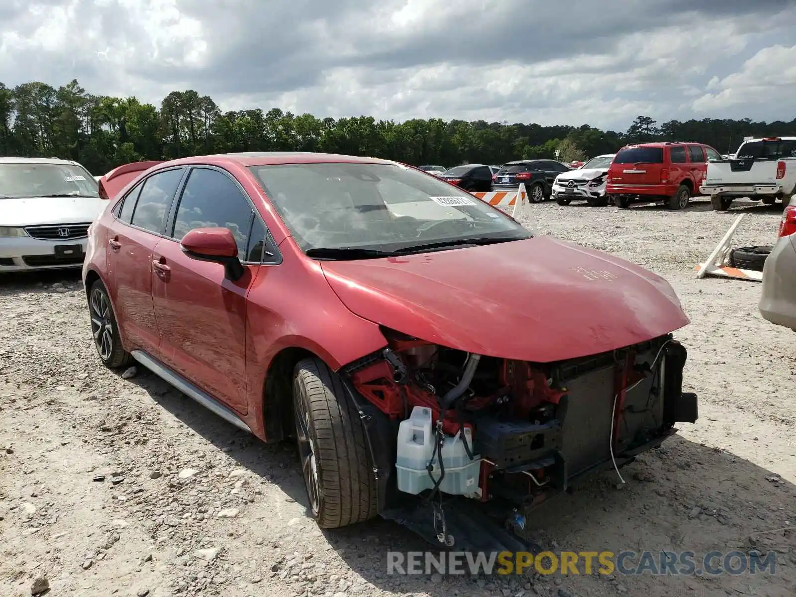 1 Photograph of a damaged car JTDP4RCE7LJ021098 TOYOTA COROLLA 2020