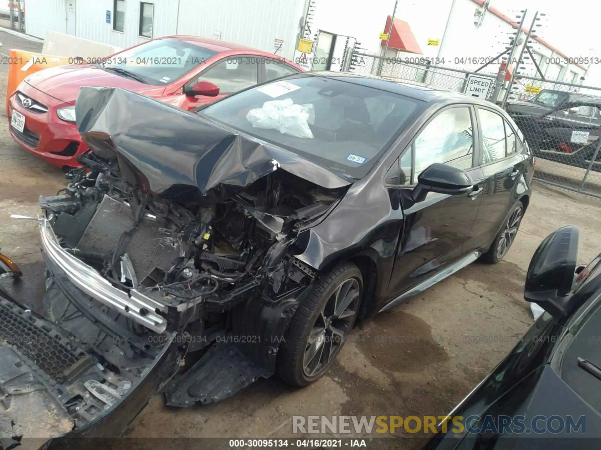 2 Photograph of a damaged car JTDP4RCE7LJ028651 TOYOTA COROLLA 2020