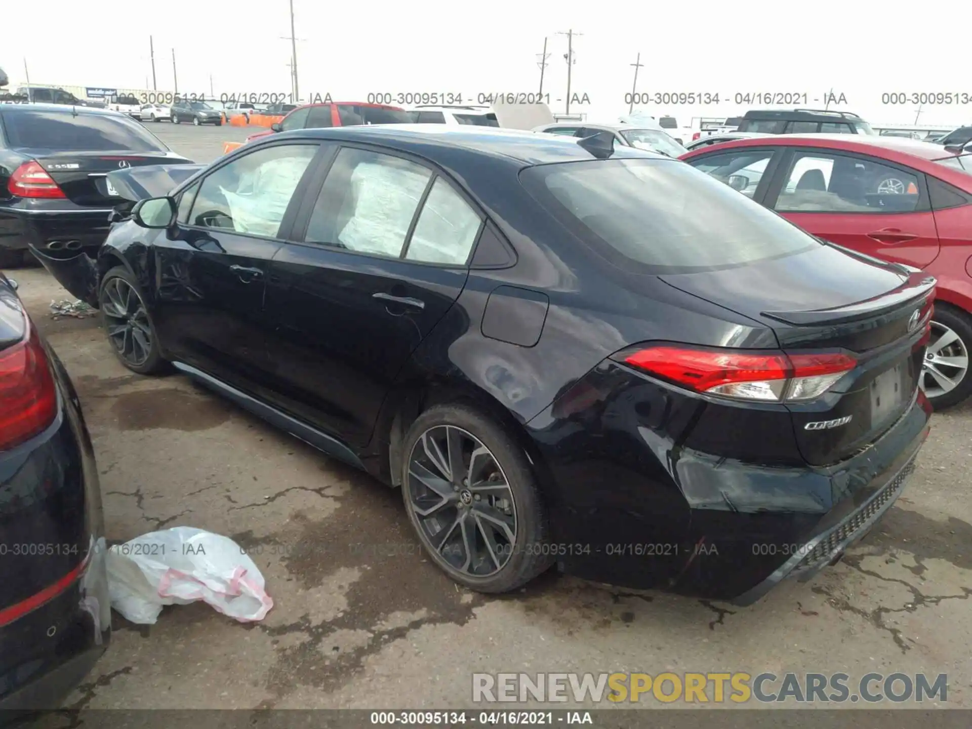 3 Photograph of a damaged car JTDP4RCE7LJ028651 TOYOTA COROLLA 2020