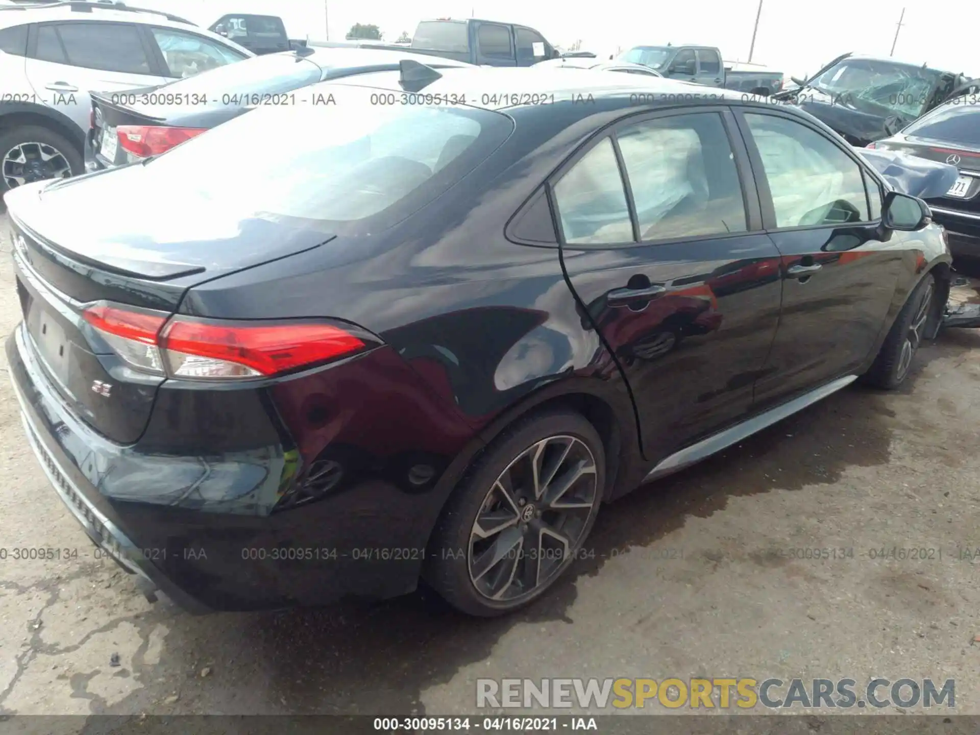 4 Photograph of a damaged car JTDP4RCE7LJ028651 TOYOTA COROLLA 2020