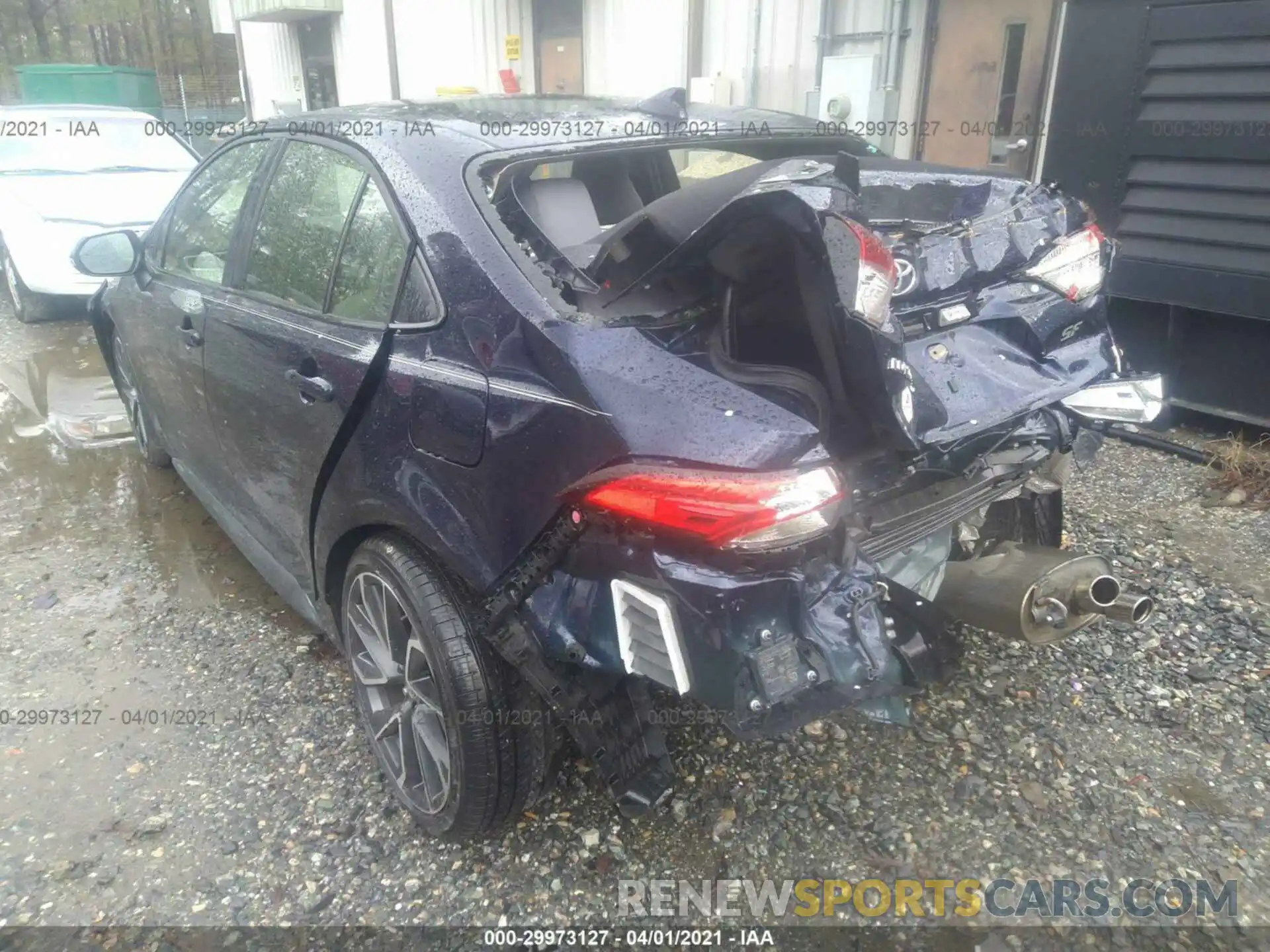 3 Фотография поврежденного автомобиля JTDP4RCE7LJ032098 TOYOTA COROLLA 2020