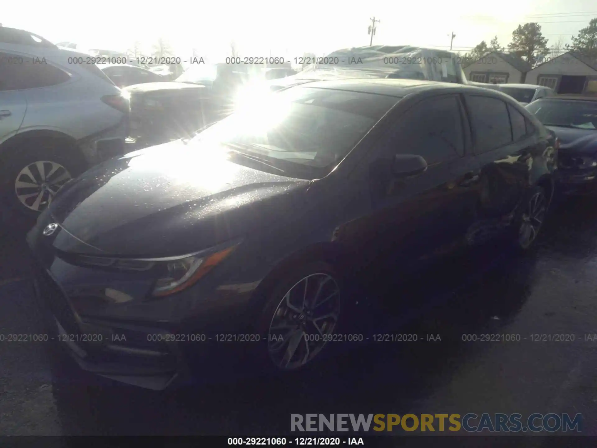 2 Photograph of a damaged car JTDP4RCE7LJ034465 TOYOTA COROLLA 2020