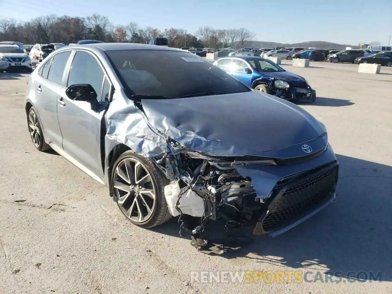 1 Photograph of a damaged car JTDP4RCE7LJ034899 TOYOTA COROLLA 2020