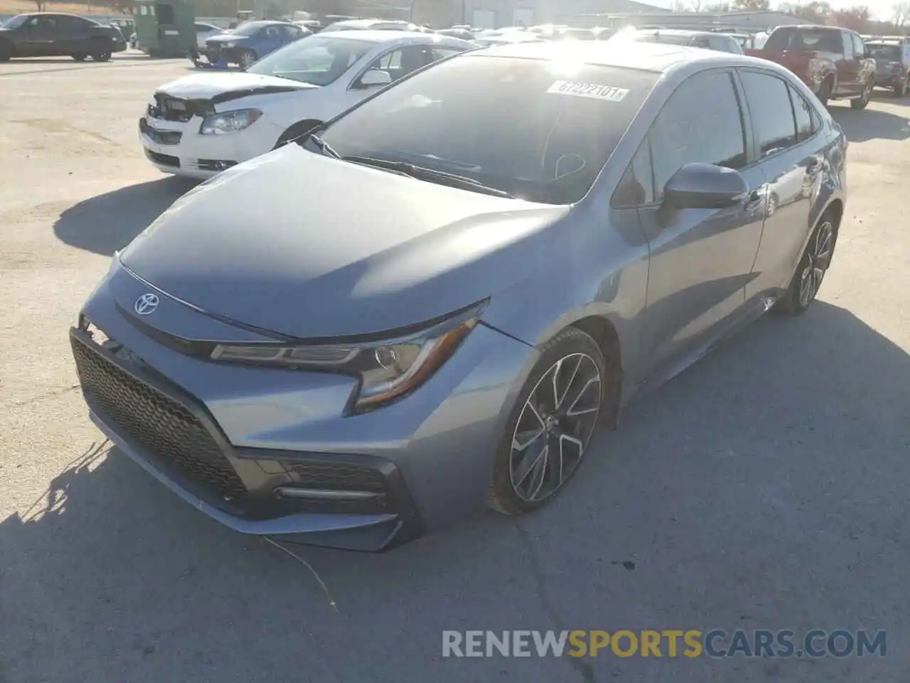 2 Photograph of a damaged car JTDP4RCE7LJ034899 TOYOTA COROLLA 2020