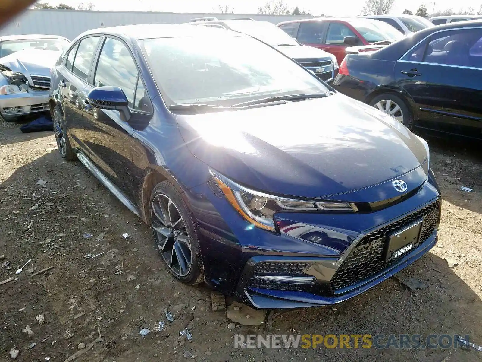 1 Photograph of a damaged car JTDP4RCE7LJ036443 TOYOTA COROLLA 2020