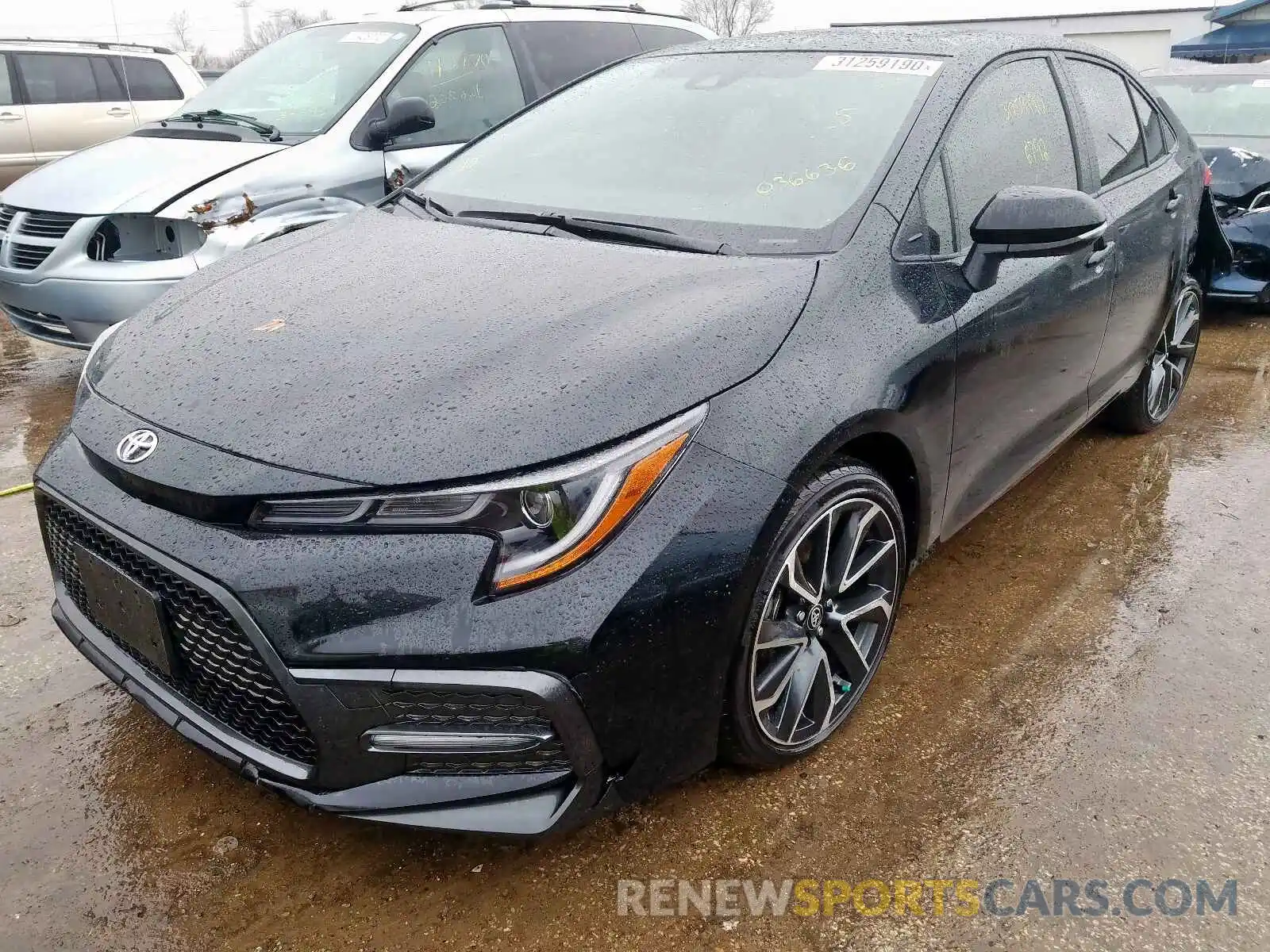 2 Photograph of a damaged car JTDP4RCE7LJ036636 TOYOTA COROLLA 2020