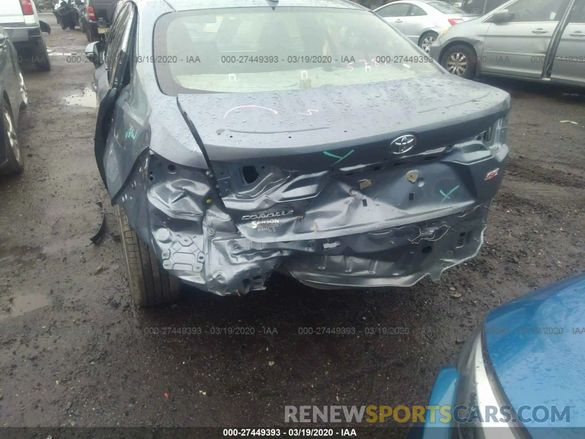 6 Photograph of a damaged car JTDP4RCE7LJ037110 TOYOTA COROLLA 2020