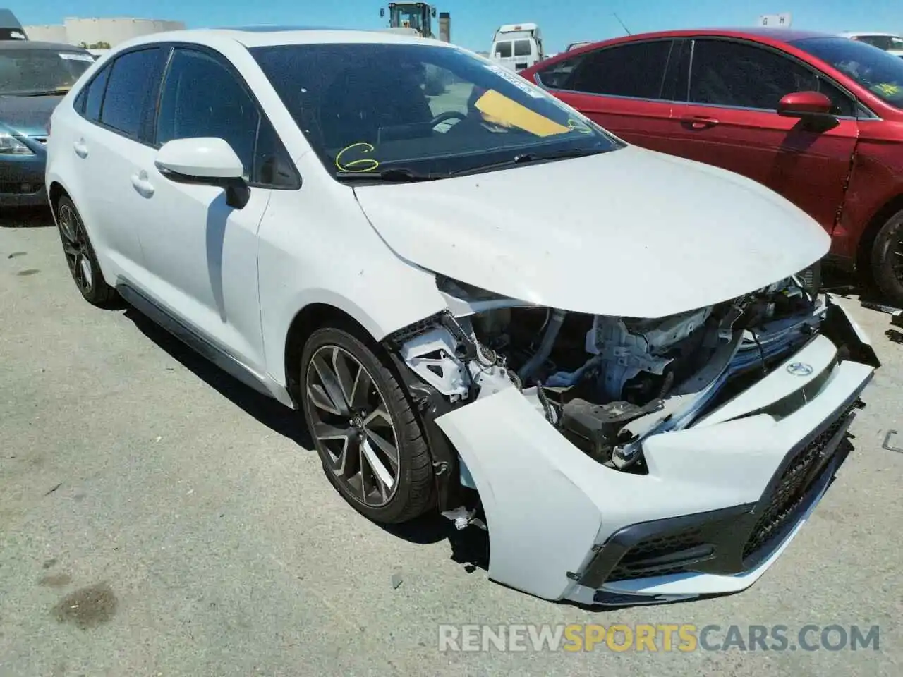 1 Photograph of a damaged car JTDP4RCE7LJ037690 TOYOTA COROLLA 2020