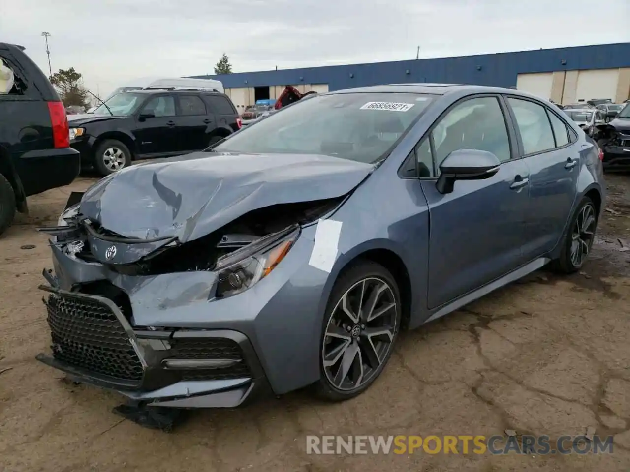 2 Photograph of a damaged car JTDP4RCE7LJ037771 TOYOTA COROLLA 2020