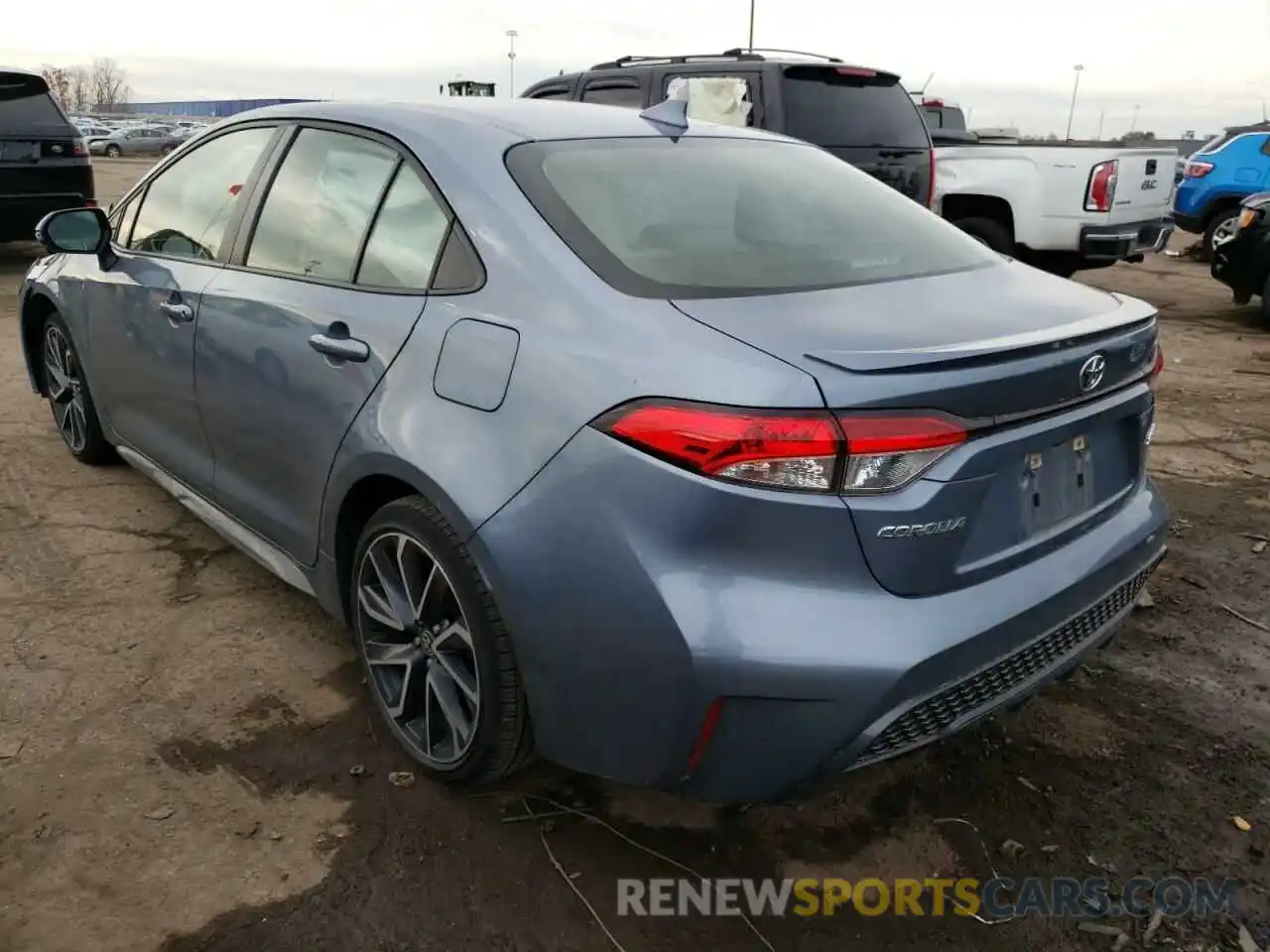 3 Photograph of a damaged car JTDP4RCE7LJ037771 TOYOTA COROLLA 2020