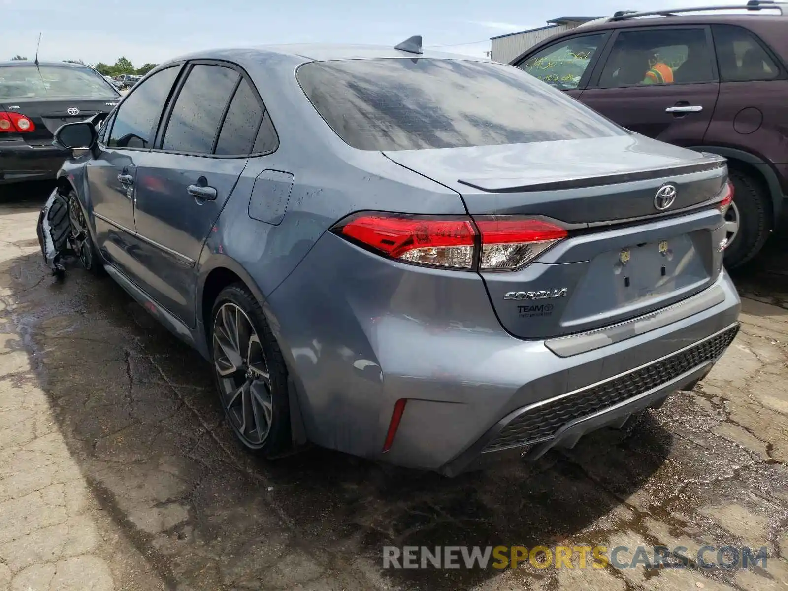 3 Photograph of a damaged car JTDP4RCE7LJ042470 TOYOTA COROLLA 2020