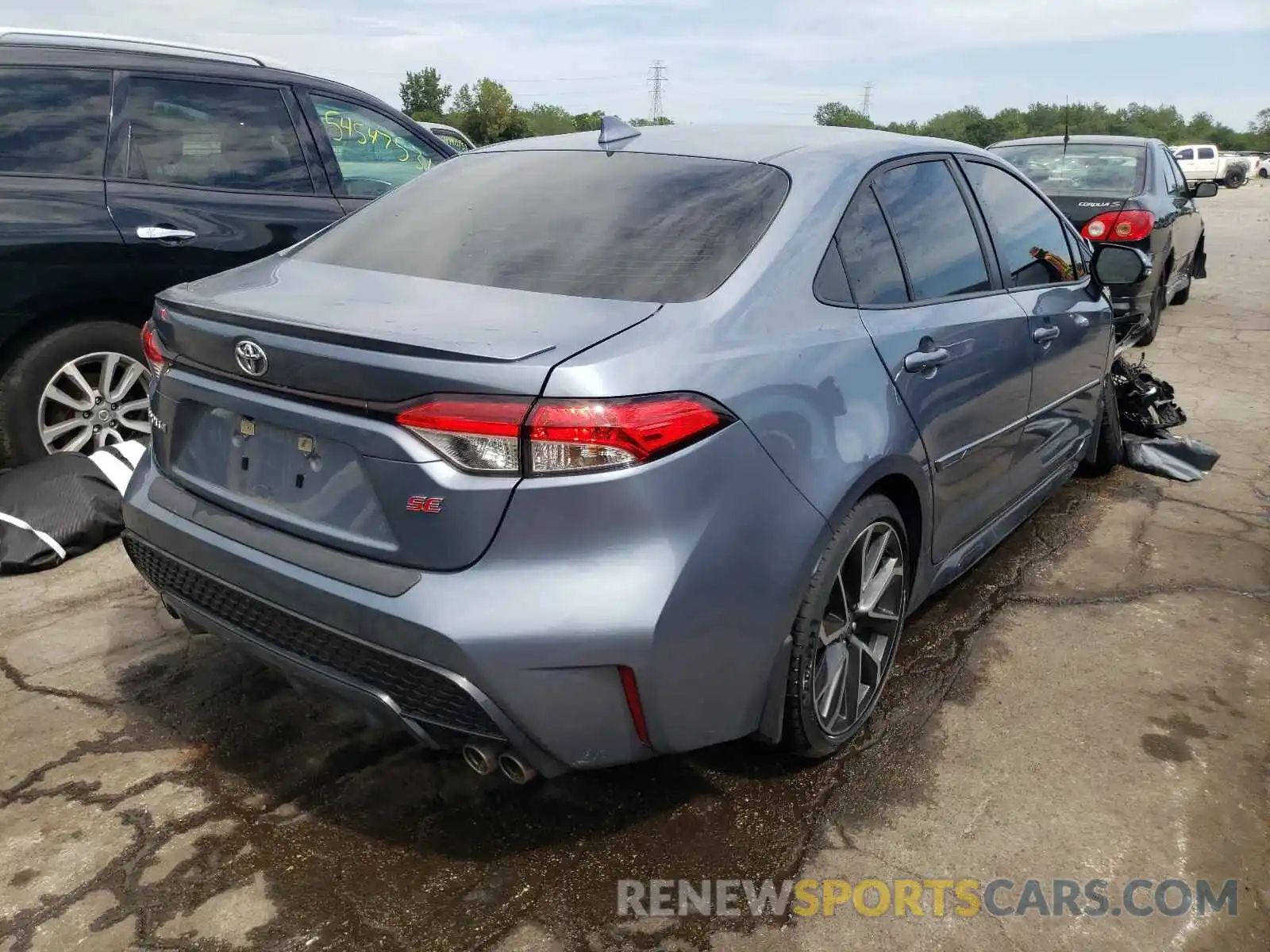 4 Photograph of a damaged car JTDP4RCE7LJ042470 TOYOTA COROLLA 2020