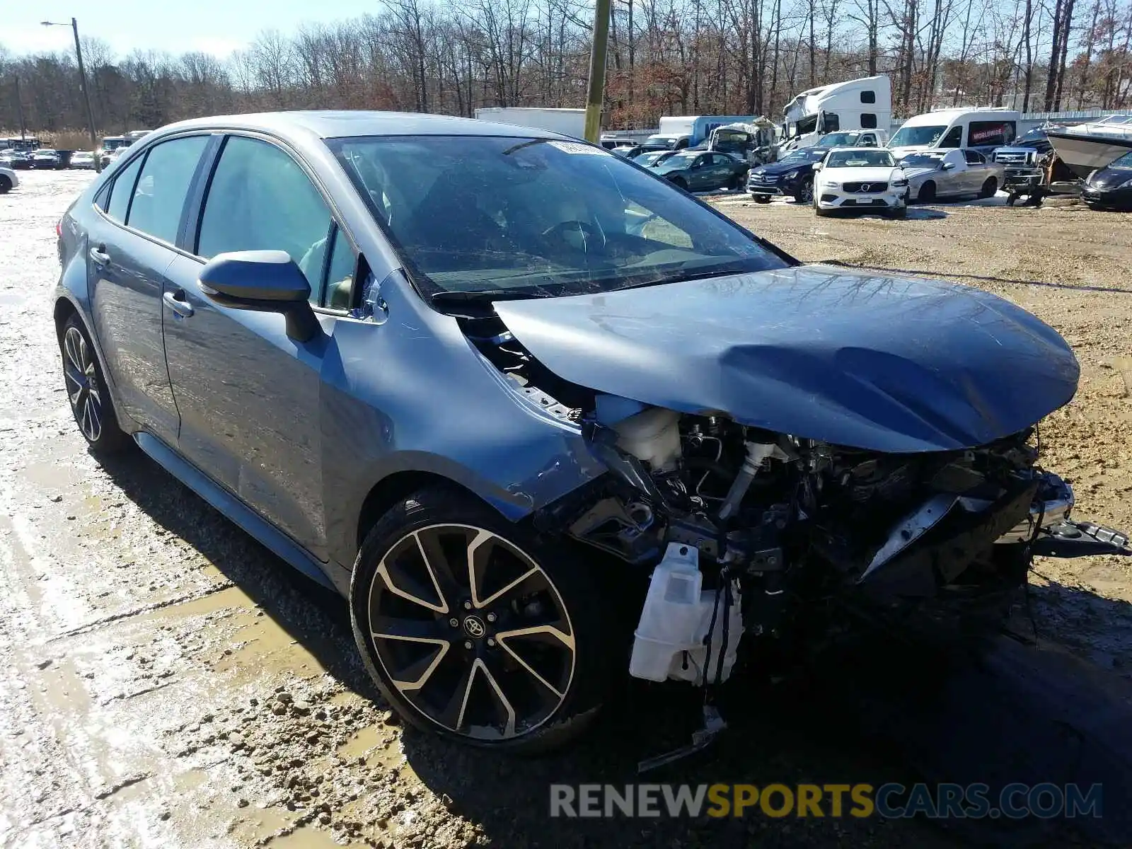 1 Photograph of a damaged car JTDP4RCE7LJ044414 TOYOTA COROLLA 2020