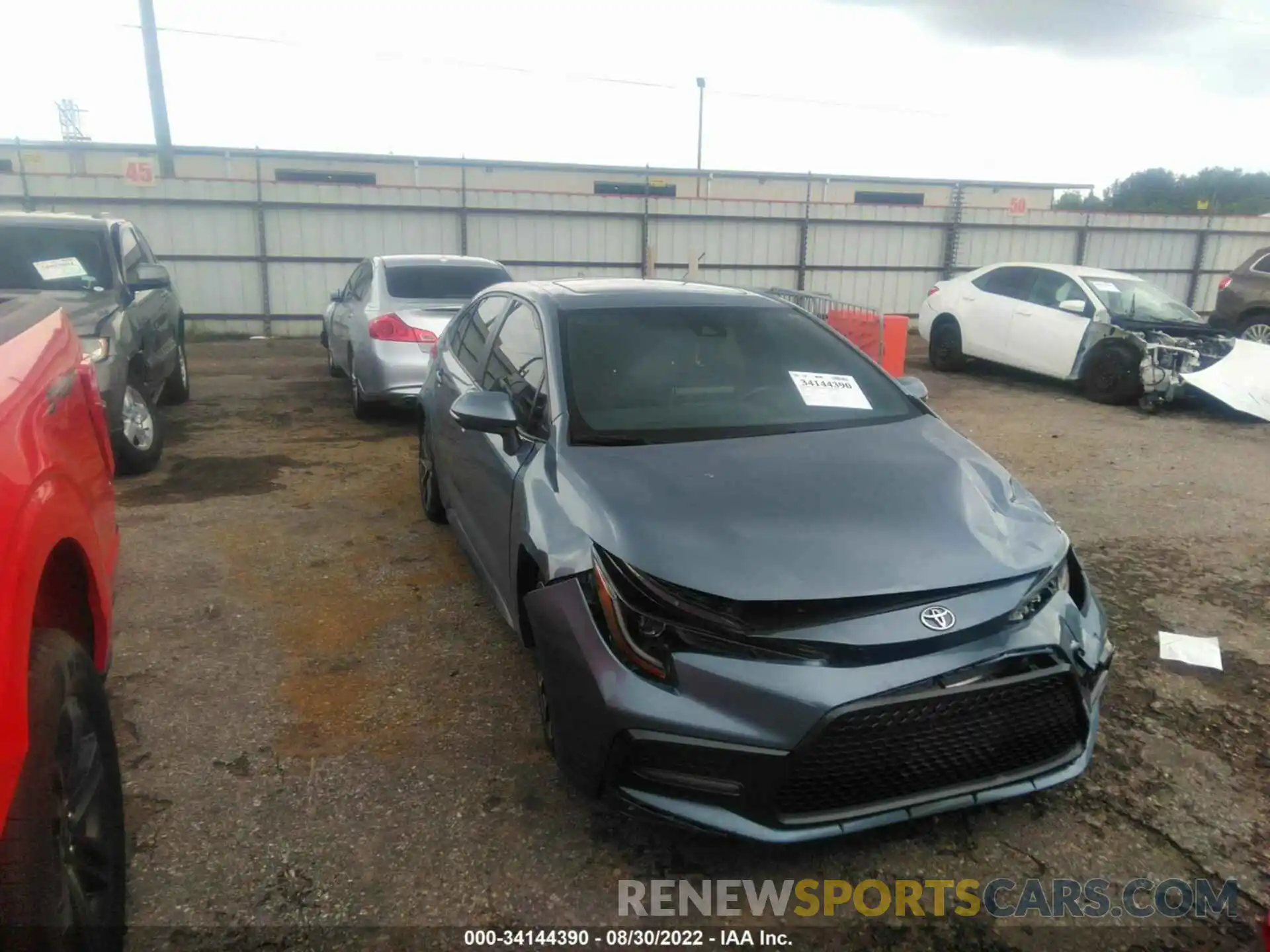 1 Photograph of a damaged car JTDP4RCE7LJ051041 TOYOTA COROLLA 2020