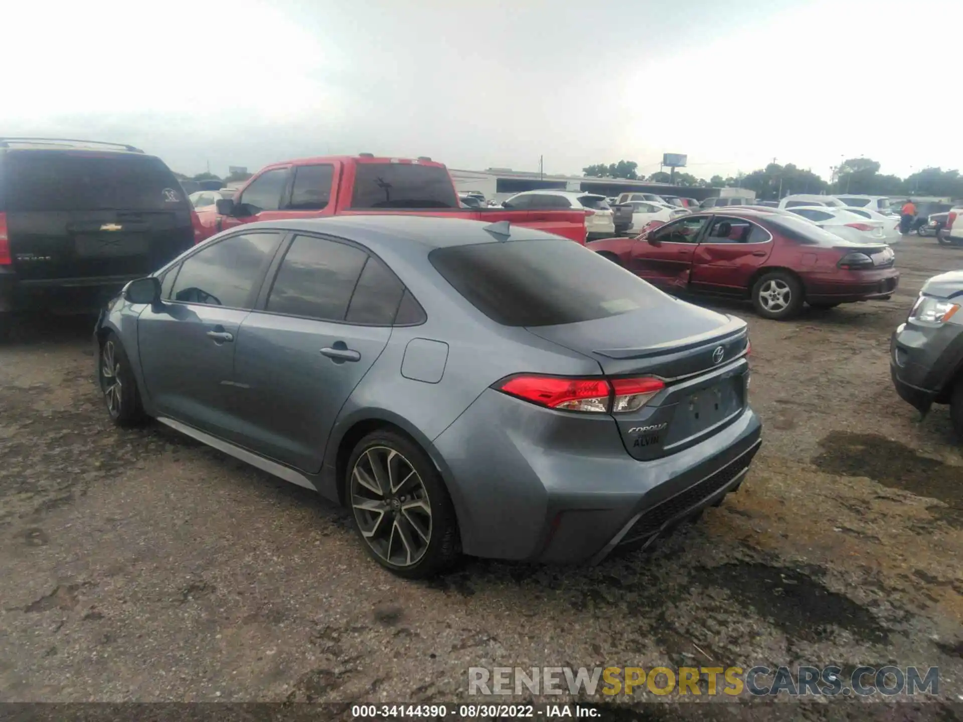 3 Photograph of a damaged car JTDP4RCE7LJ051041 TOYOTA COROLLA 2020