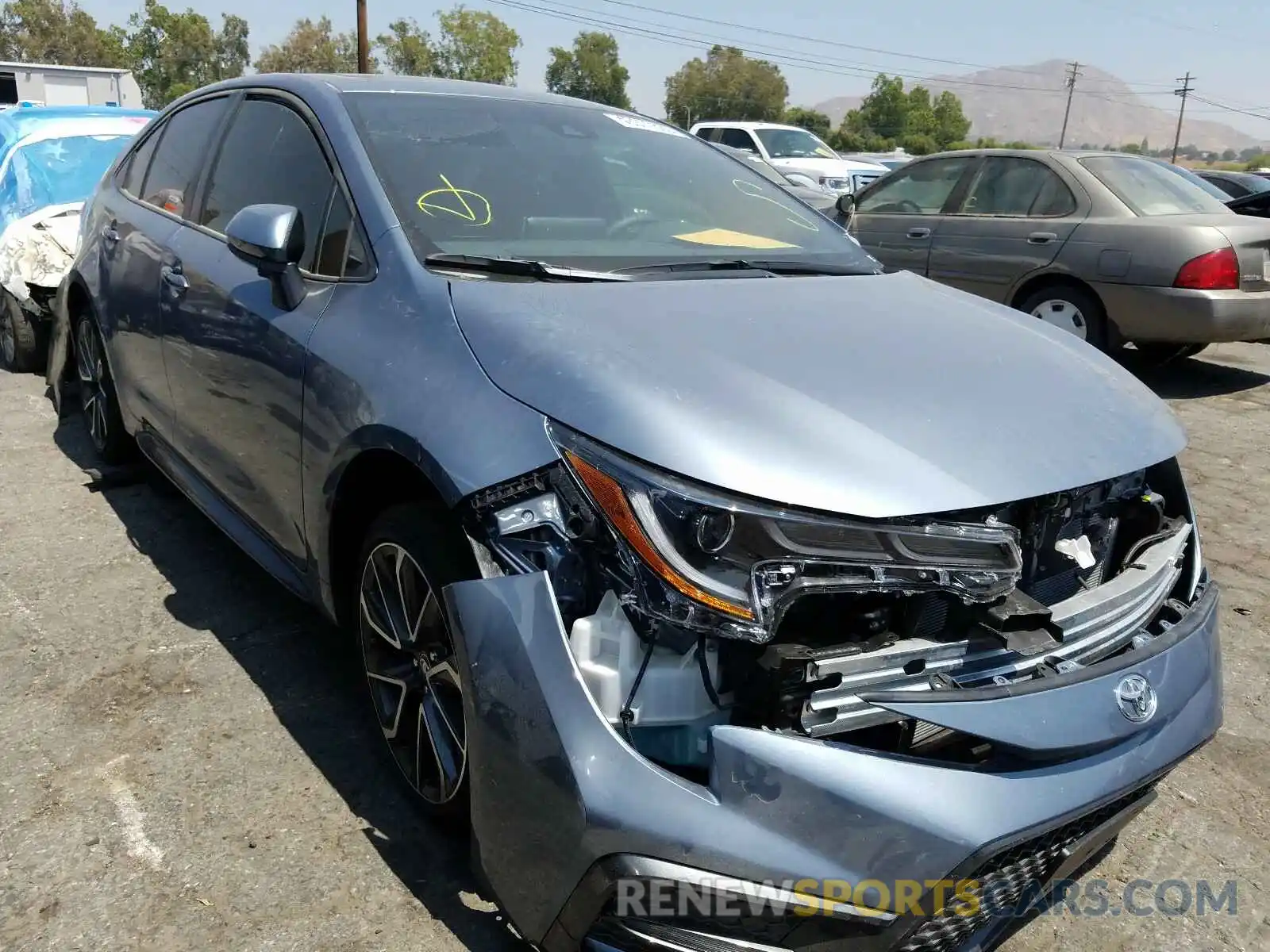 1 Photograph of a damaged car JTDP4RCE7LJ052061 TOYOTA COROLLA 2020