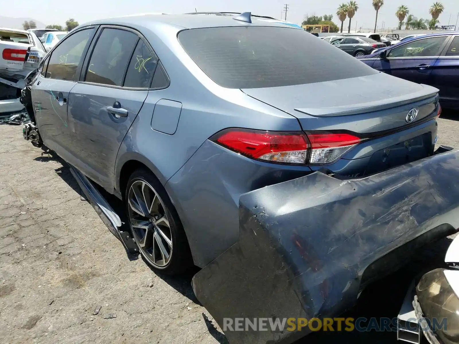 3 Photograph of a damaged car JTDP4RCE7LJ052061 TOYOTA COROLLA 2020