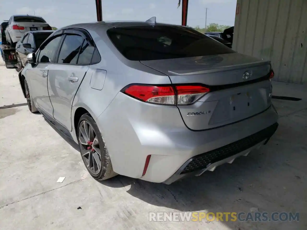 3 Photograph of a damaged car JTDP4RCE7LJ052075 TOYOTA COROLLA 2020