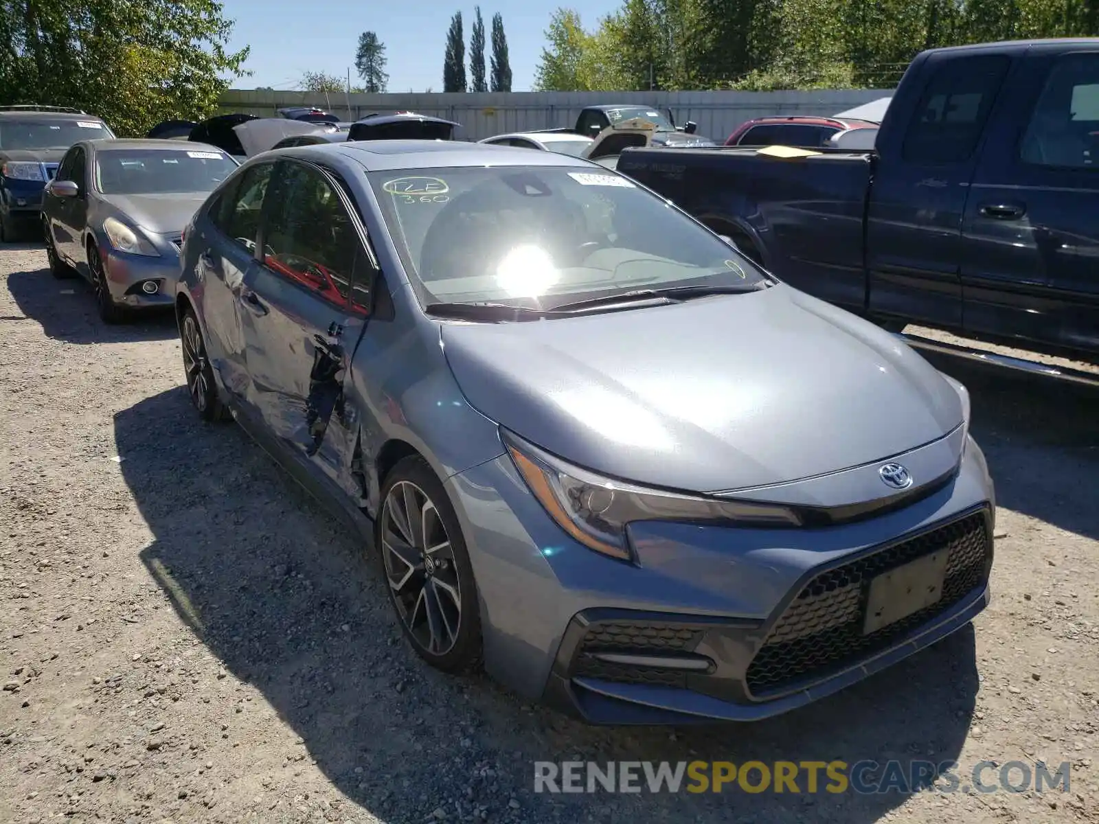 1 Photograph of a damaged car JTDP4RCE8LJ000163 TOYOTA COROLLA 2020