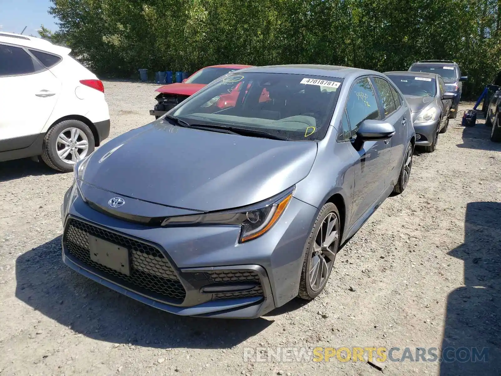 2 Photograph of a damaged car JTDP4RCE8LJ000163 TOYOTA COROLLA 2020