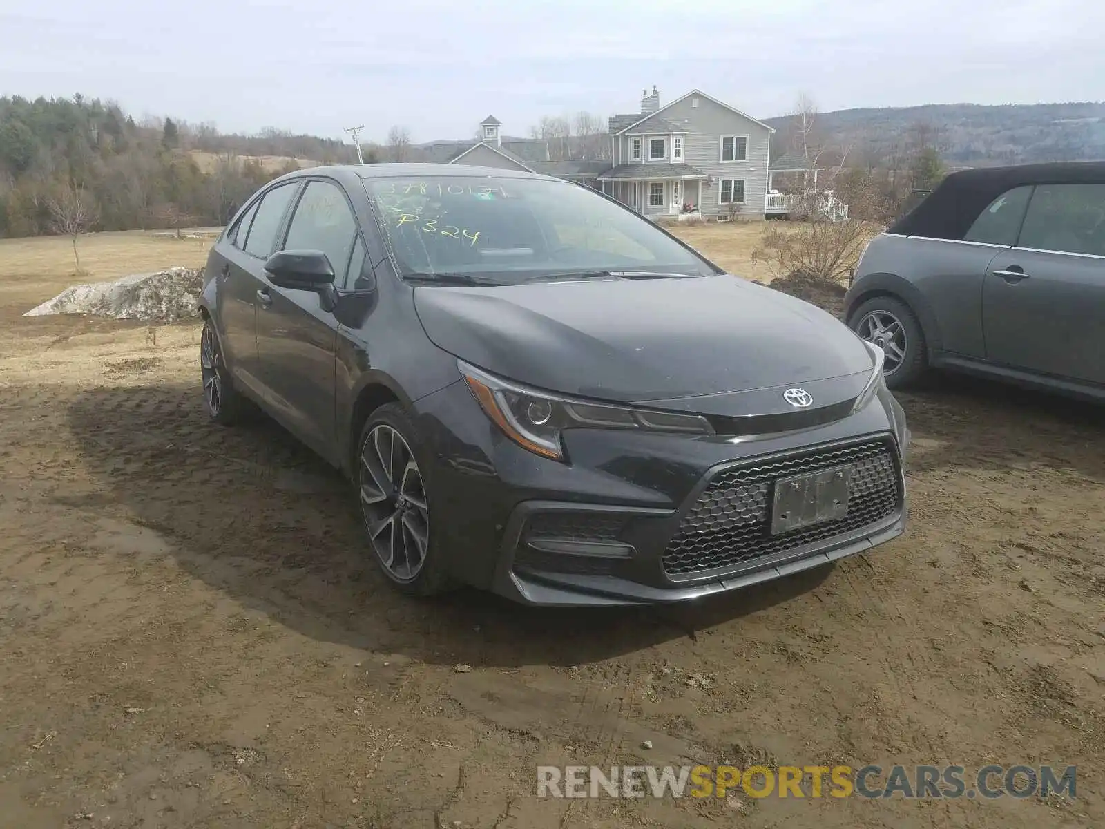 1 Photograph of a damaged car JTDP4RCE8LJ004133 TOYOTA COROLLA 2020