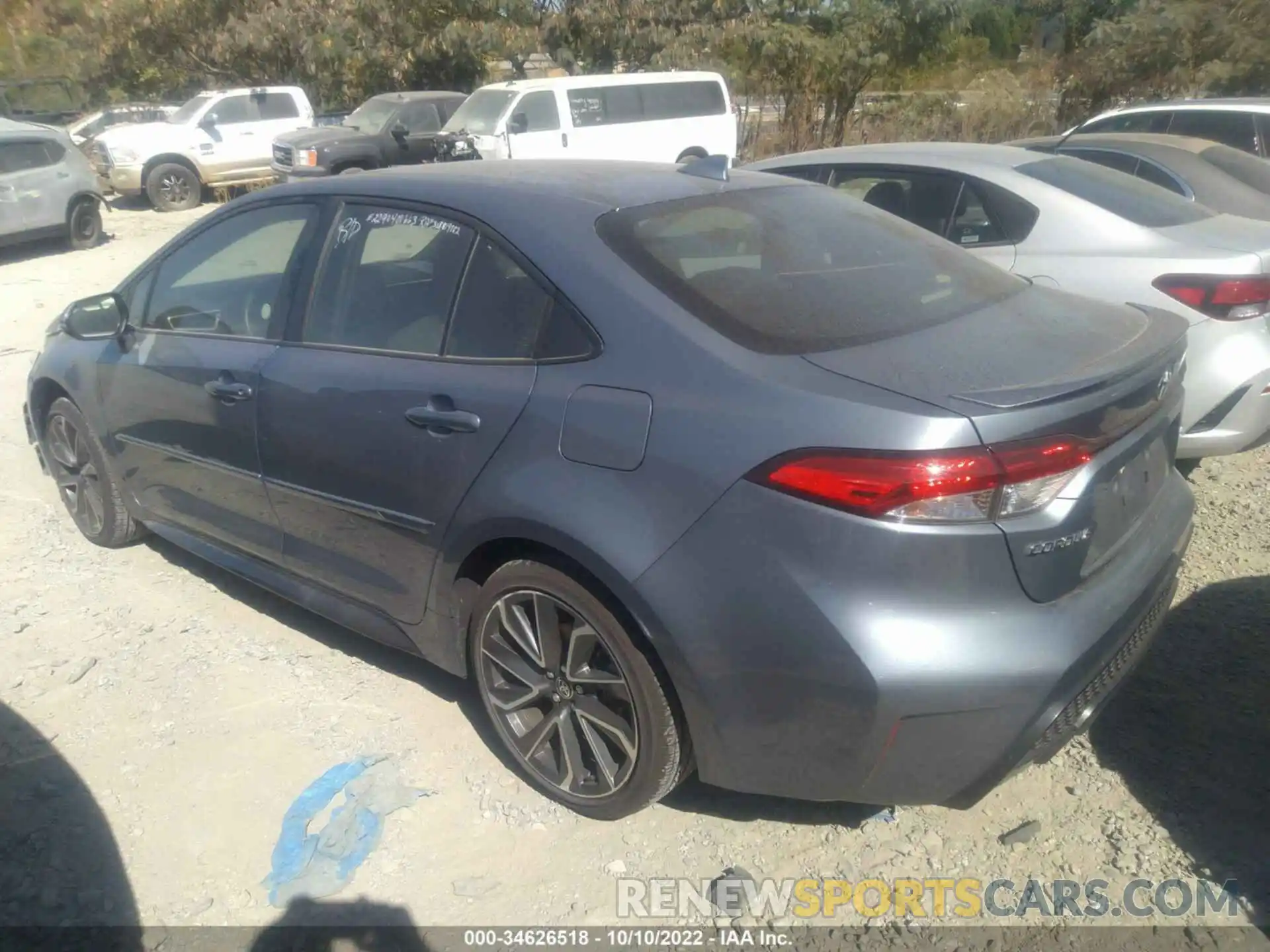 3 Photograph of a damaged car JTDP4RCE8LJ005234 TOYOTA COROLLA 2020