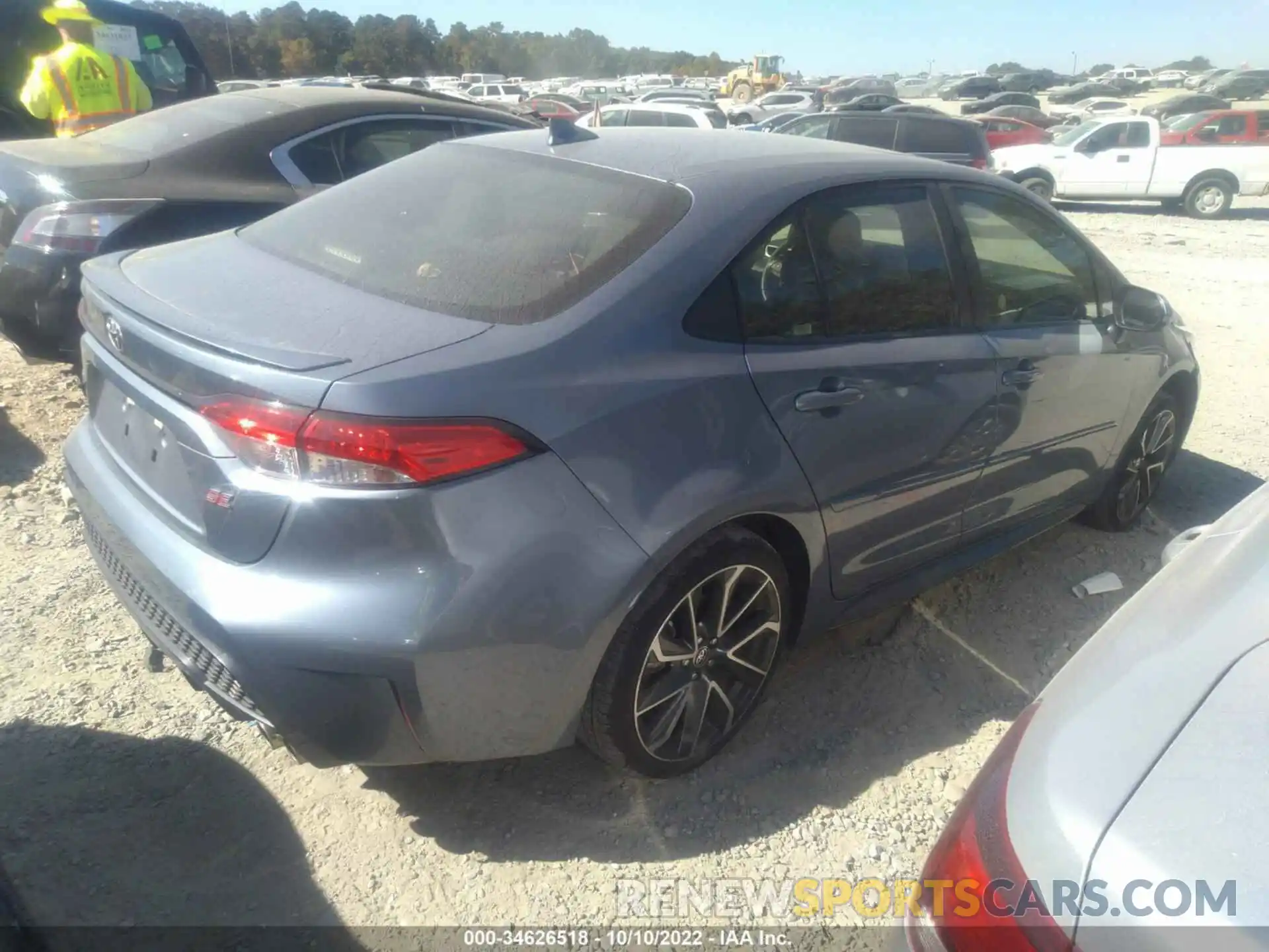 4 Photograph of a damaged car JTDP4RCE8LJ005234 TOYOTA COROLLA 2020