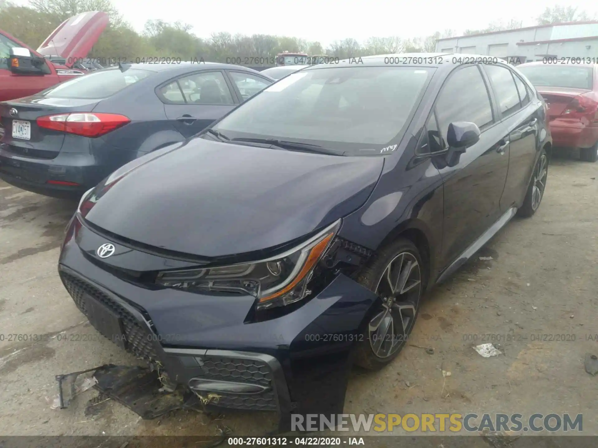 2 Photograph of a damaged car JTDP4RCE8LJ005699 TOYOTA COROLLA 2020