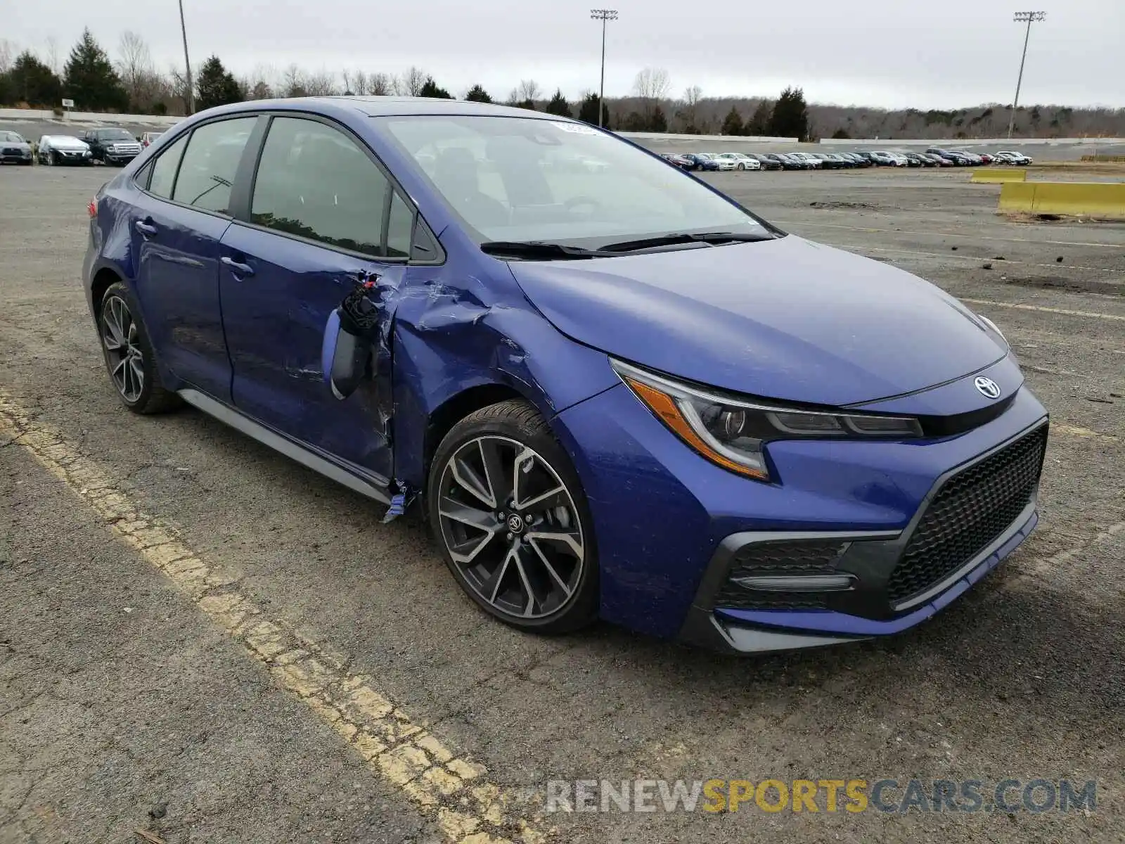 1 Photograph of a damaged car JTDP4RCE8LJ008814 TOYOTA COROLLA 2020