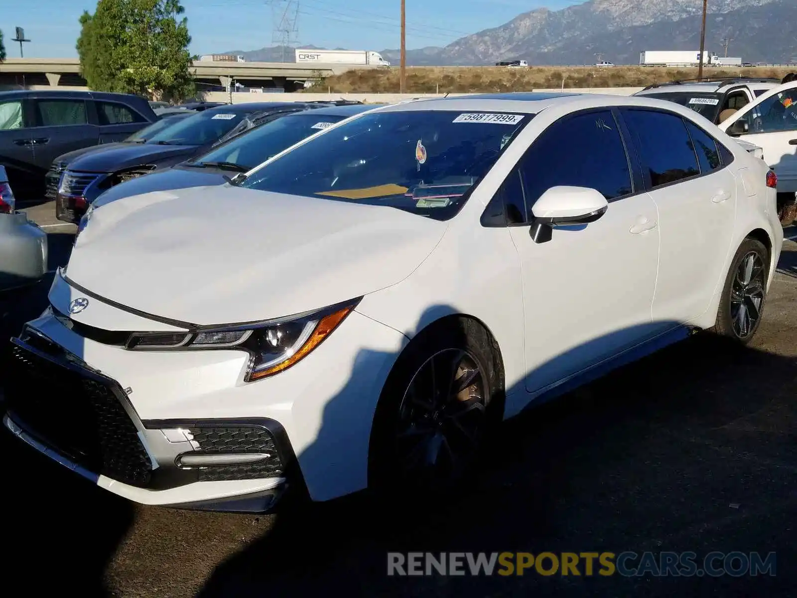 2 Photograph of a damaged car JTDP4RCE8LJ010384 TOYOTA COROLLA 2020