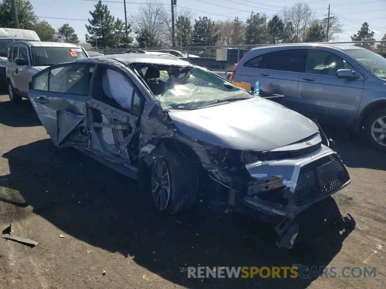 1 Photograph of a damaged car JTDP4RCE8LJ010868 TOYOTA COROLLA 2020