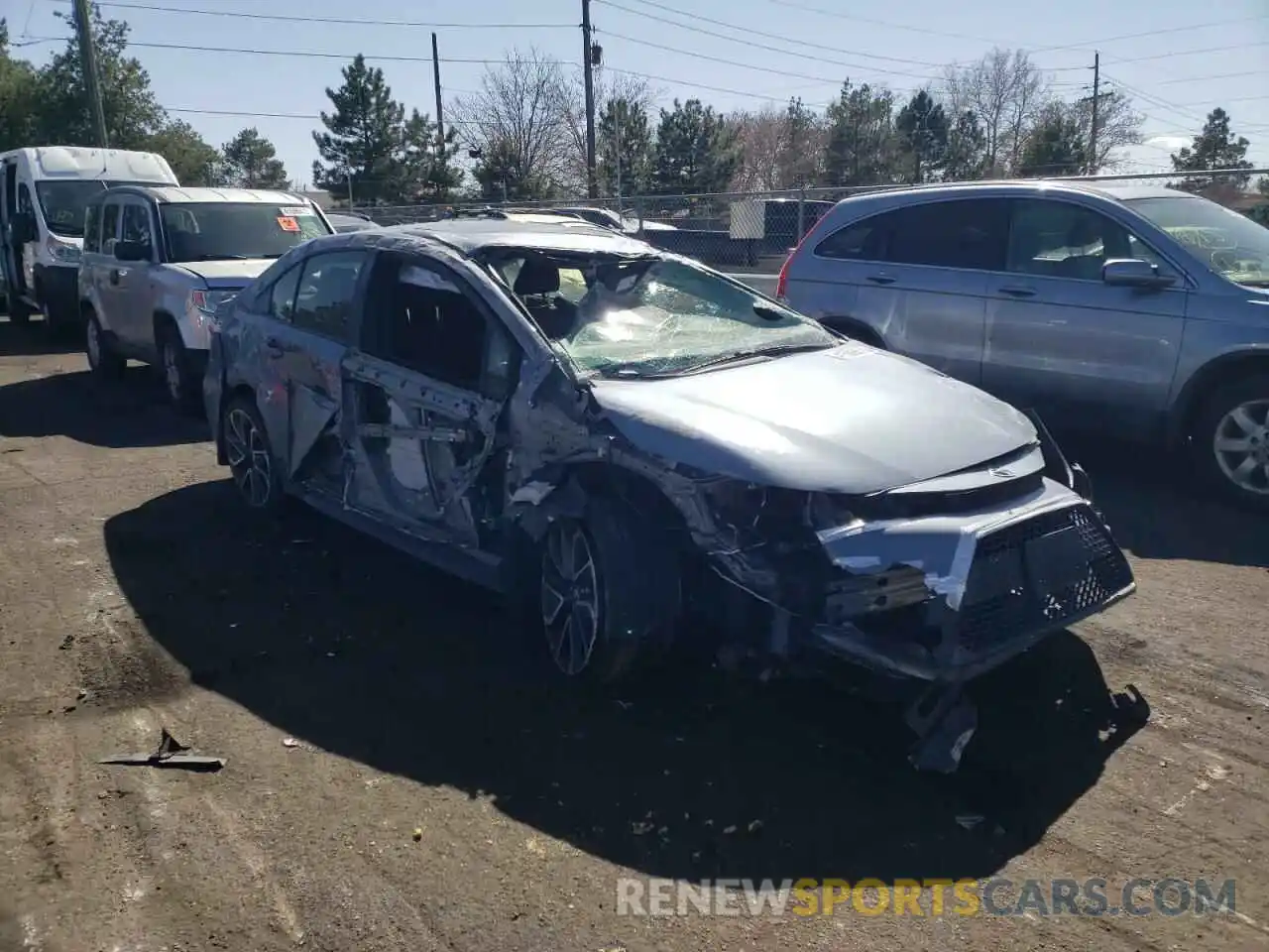 9 Photograph of a damaged car JTDP4RCE8LJ010868 TOYOTA COROLLA 2020