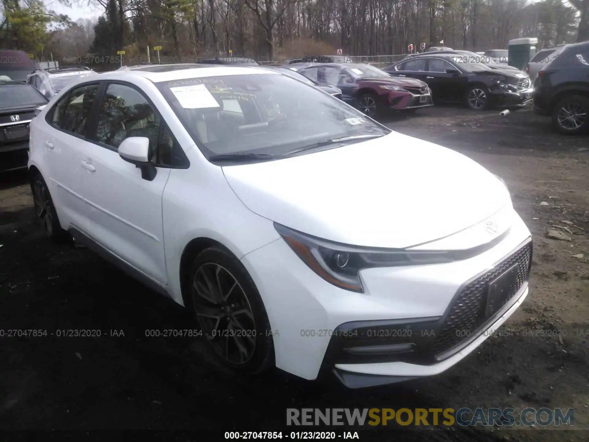 1 Photograph of a damaged car JTDP4RCE8LJ012023 TOYOTA COROLLA 2020