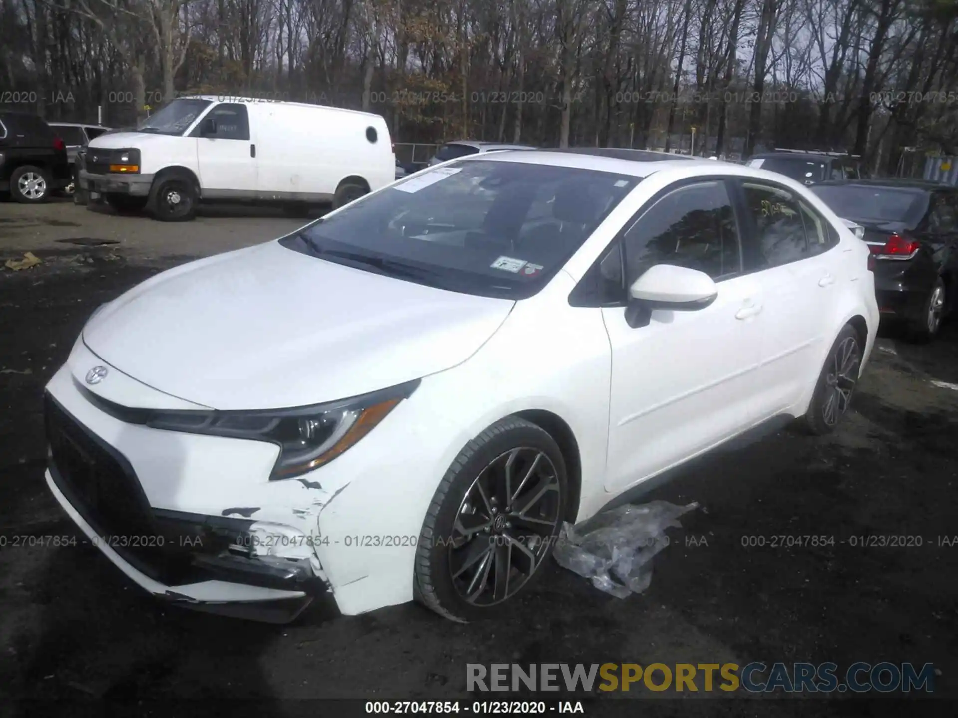 2 Photograph of a damaged car JTDP4RCE8LJ012023 TOYOTA COROLLA 2020