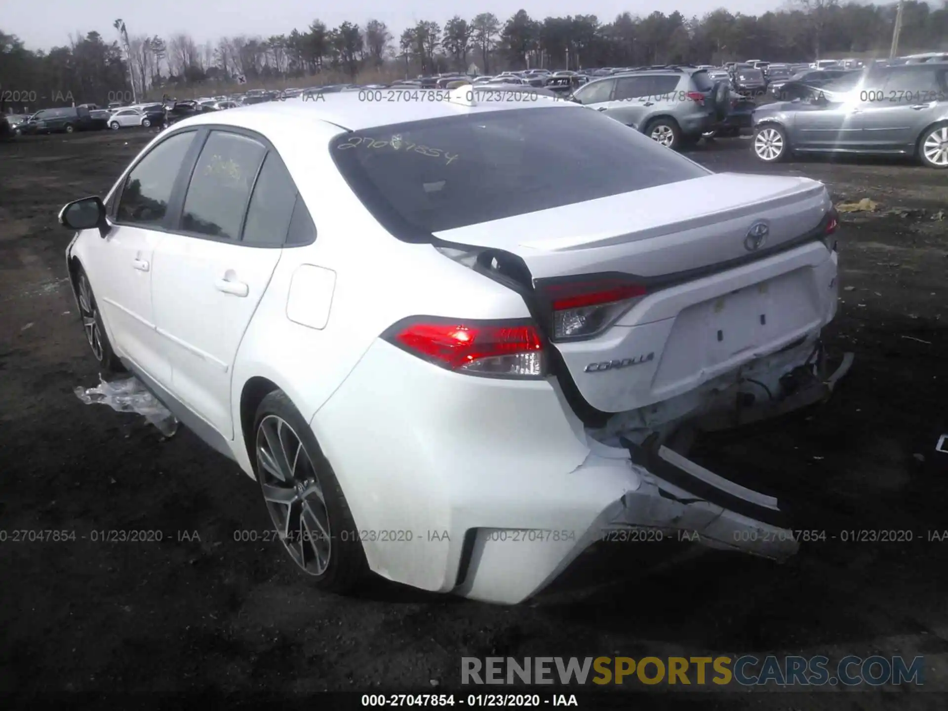 3 Photograph of a damaged car JTDP4RCE8LJ012023 TOYOTA COROLLA 2020