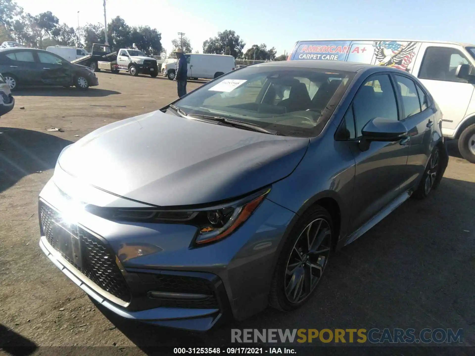 2 Photograph of a damaged car JTDP4RCE8LJ014788 TOYOTA COROLLA 2020