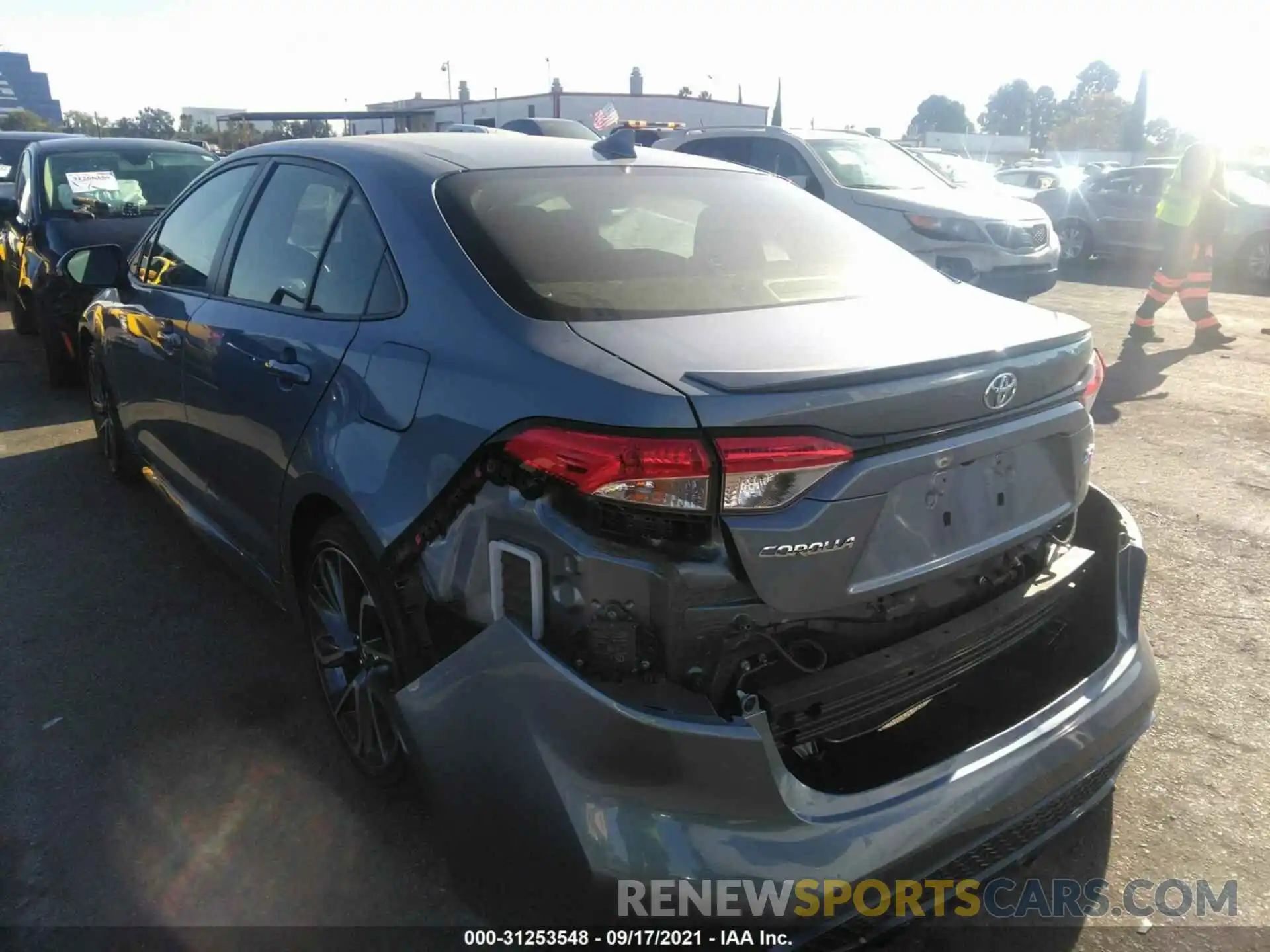 3 Photograph of a damaged car JTDP4RCE8LJ014788 TOYOTA COROLLA 2020