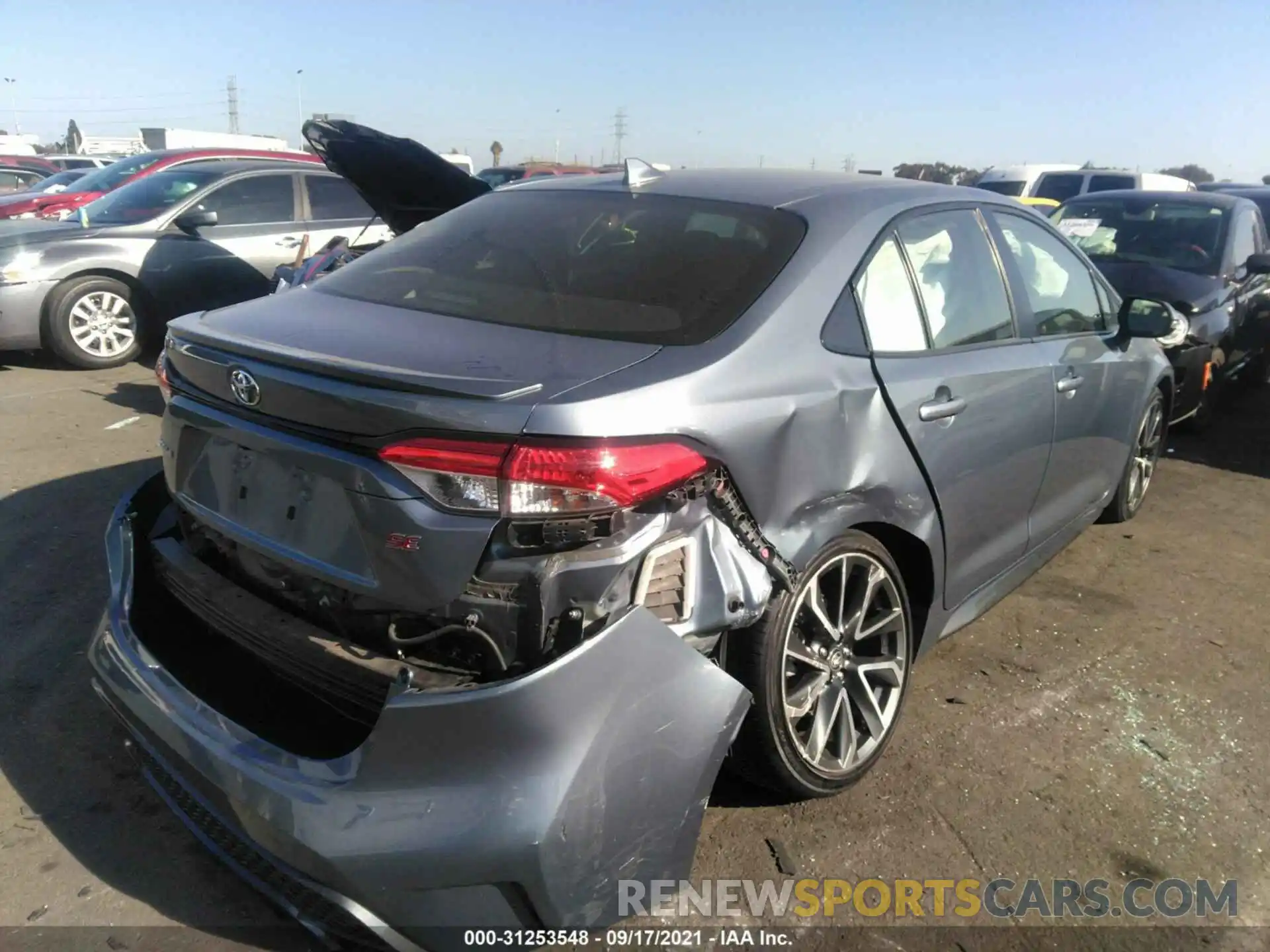 4 Photograph of a damaged car JTDP4RCE8LJ014788 TOYOTA COROLLA 2020