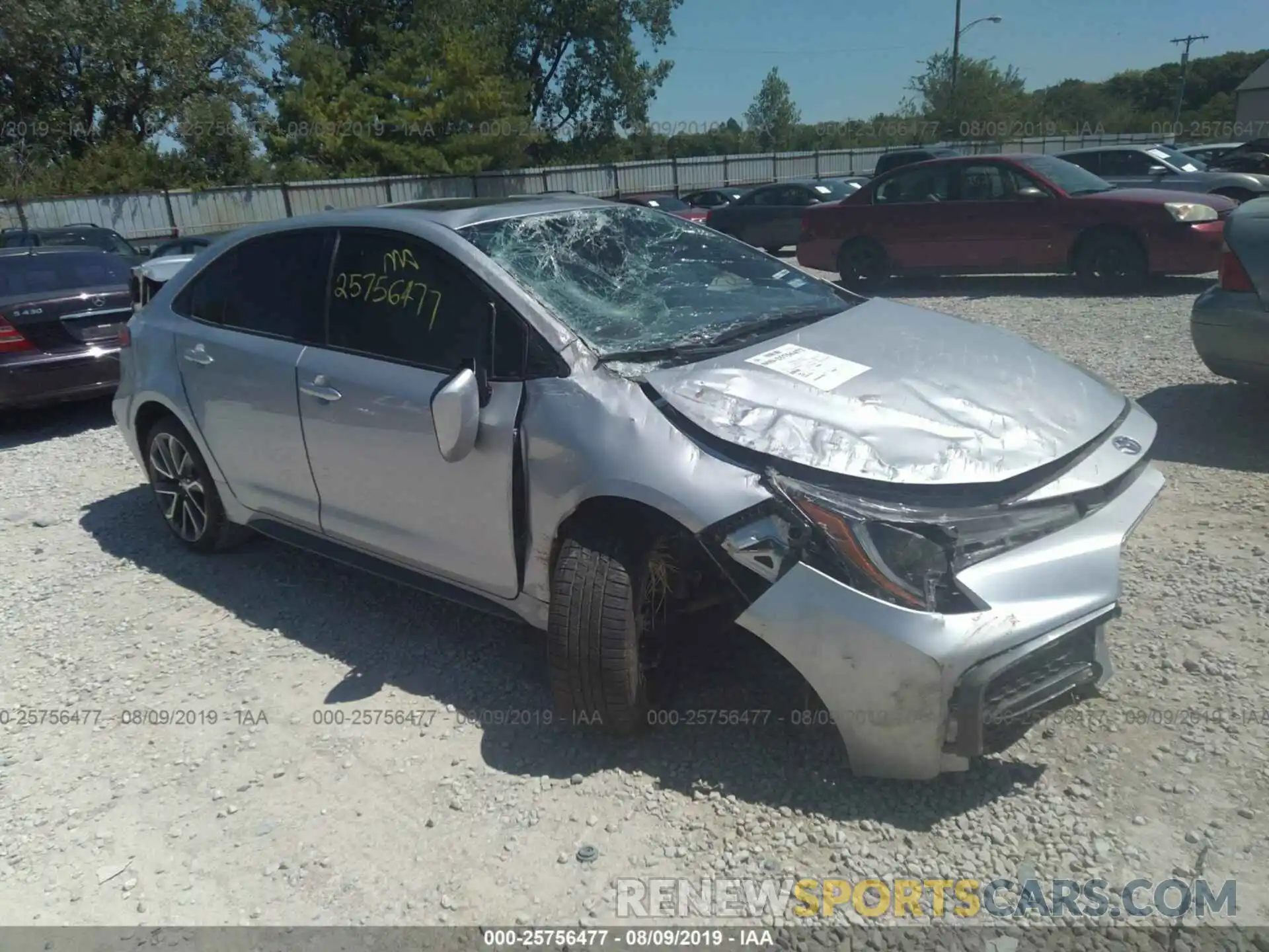 1 Photograph of a damaged car JTDP4RCE8LJ016007 TOYOTA COROLLA 2020