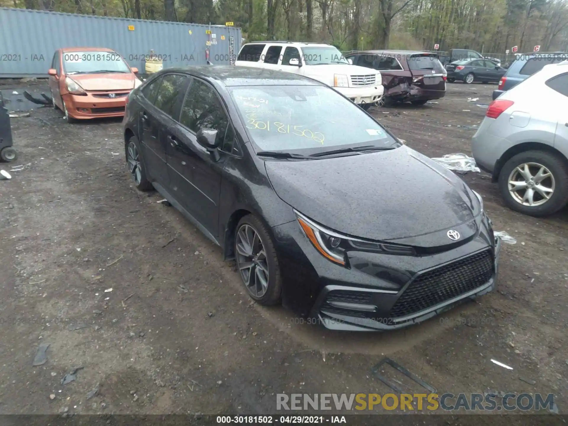 1 Photograph of a damaged car JTDP4RCE8LJ016637 TOYOTA COROLLA 2020