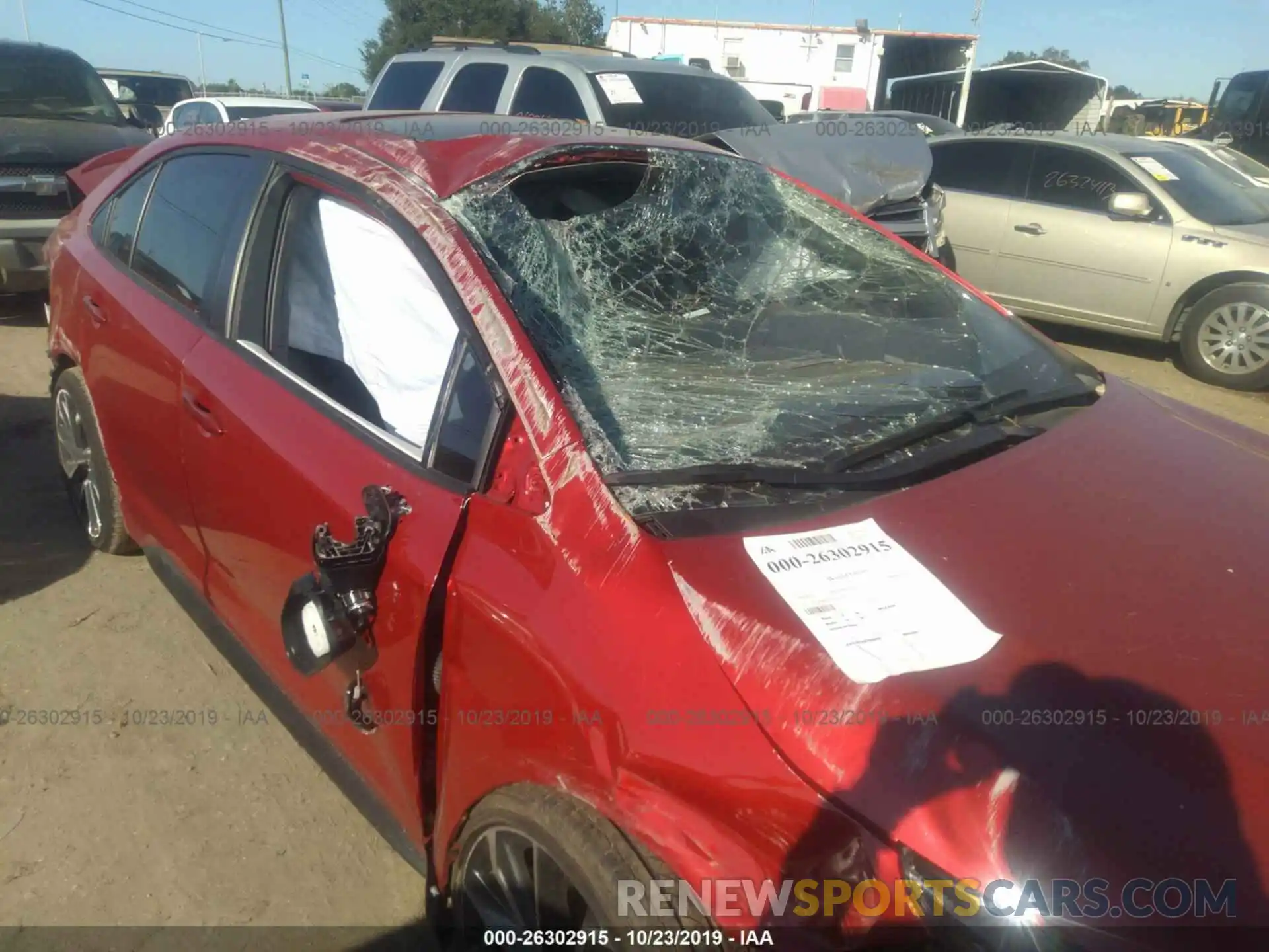 6 Фотография поврежденного автомобиля JTDP4RCE8LJ016685 TOYOTA COROLLA 2020