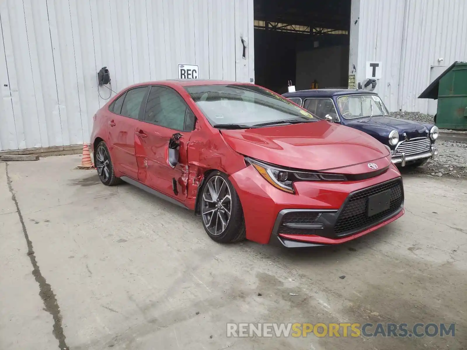 1 Photograph of a damaged car JTDP4RCE8LJ018064 TOYOTA COROLLA 2020