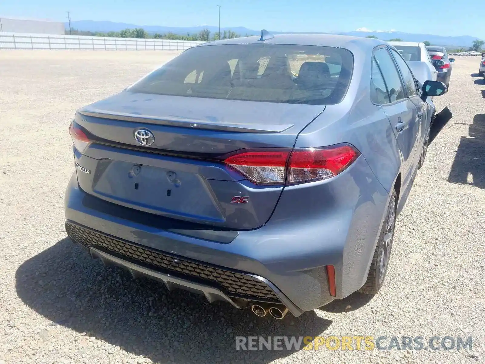 4 Photograph of a damaged car JTDP4RCE8LJ018372 TOYOTA COROLLA 2020