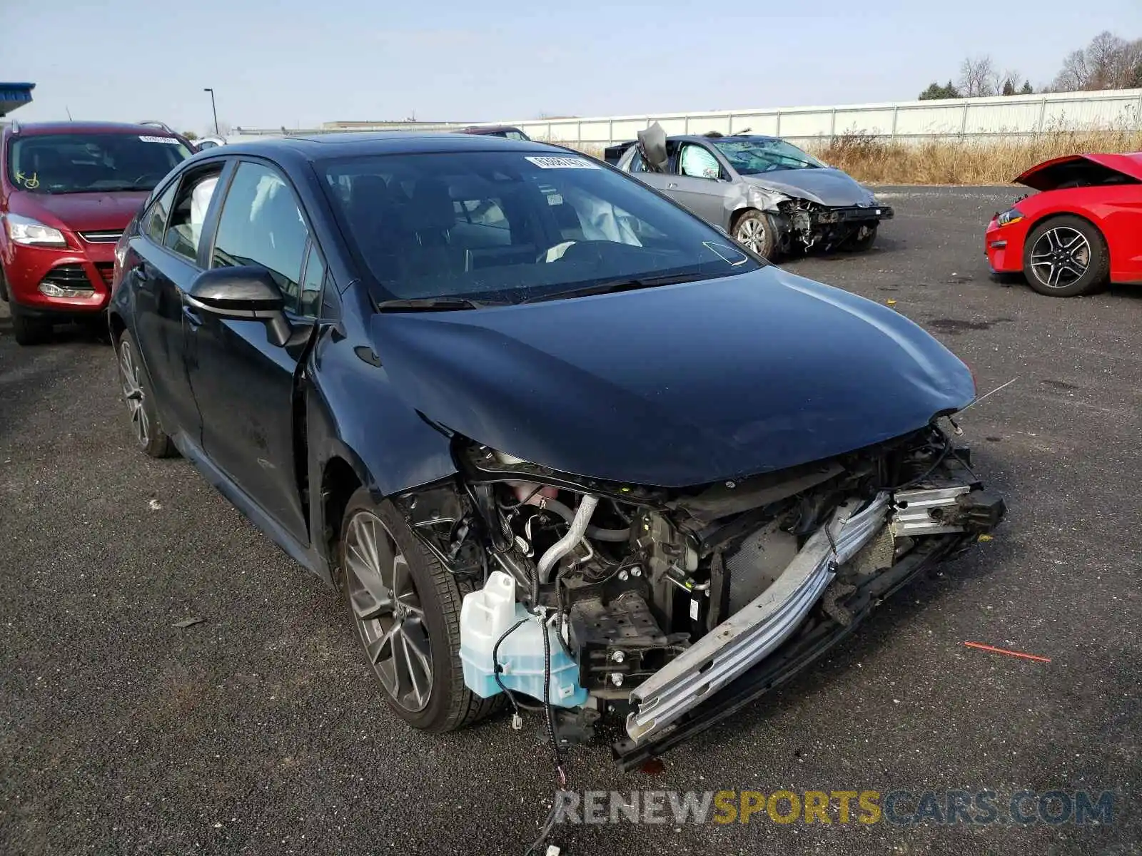 1 Photograph of a damaged car JTDP4RCE8LJ020994 TOYOTA COROLLA 2020