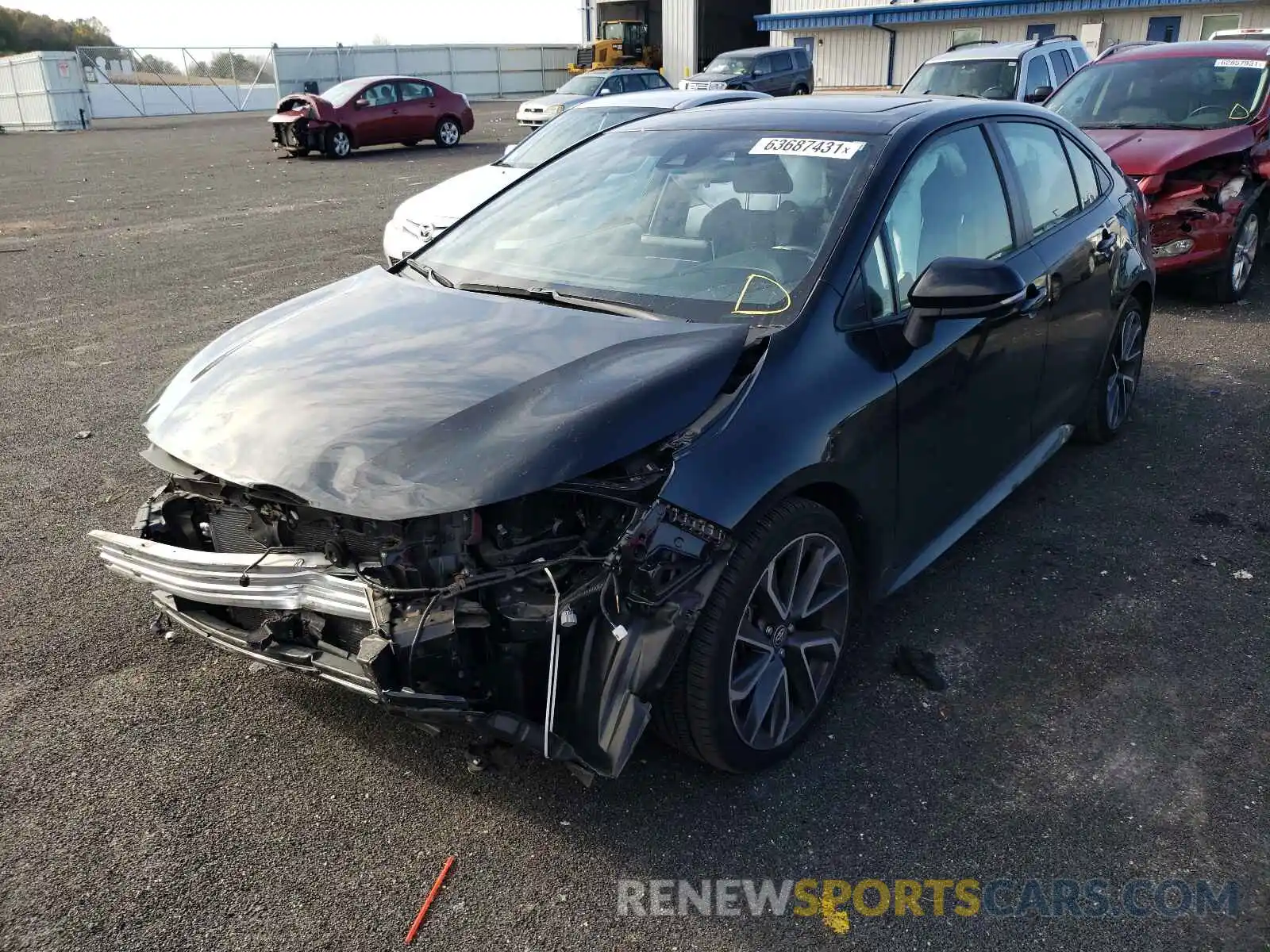 2 Photograph of a damaged car JTDP4RCE8LJ020994 TOYOTA COROLLA 2020