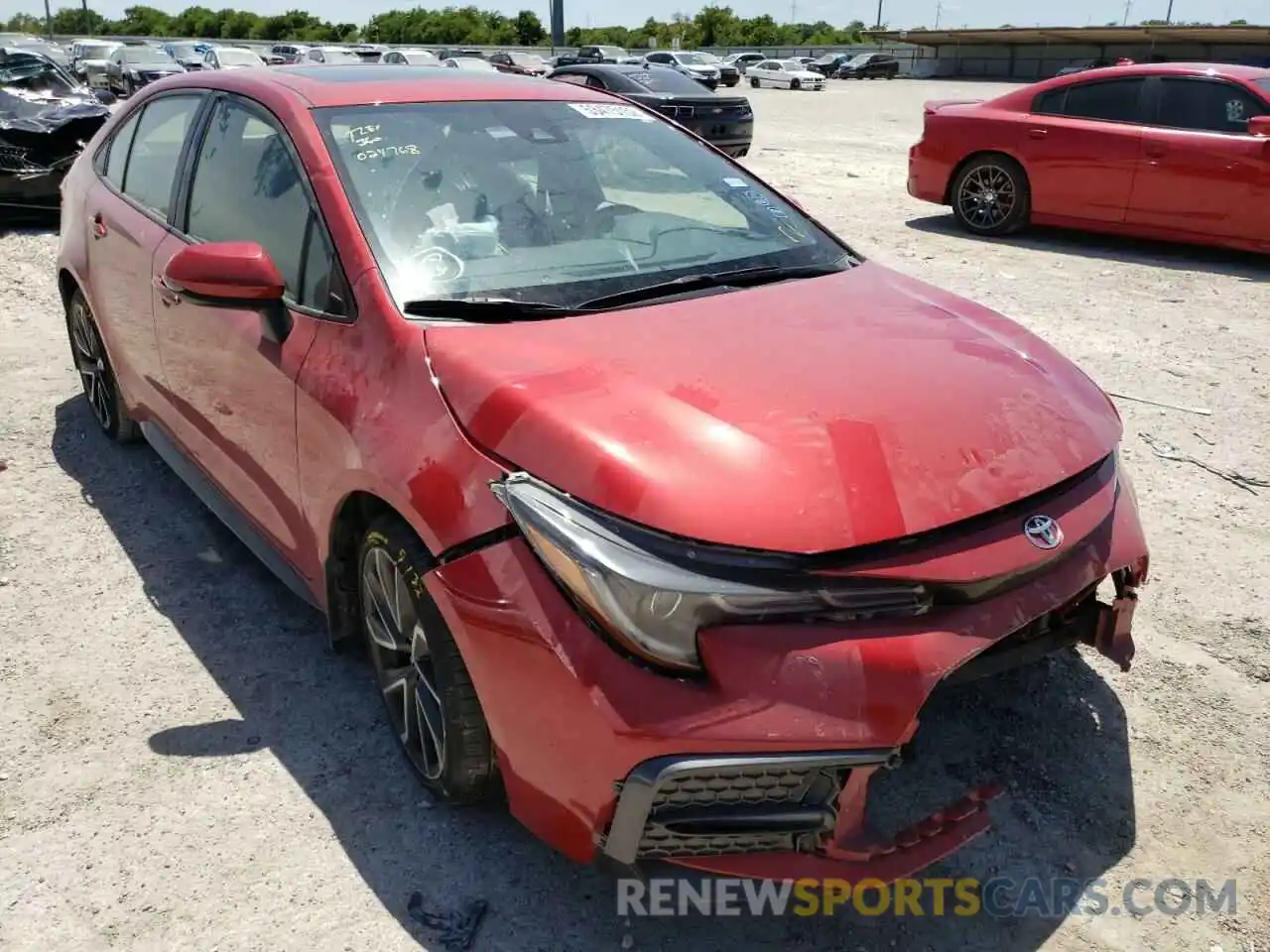 1 Photograph of a damaged car JTDP4RCE8LJ024768 TOYOTA COROLLA 2020