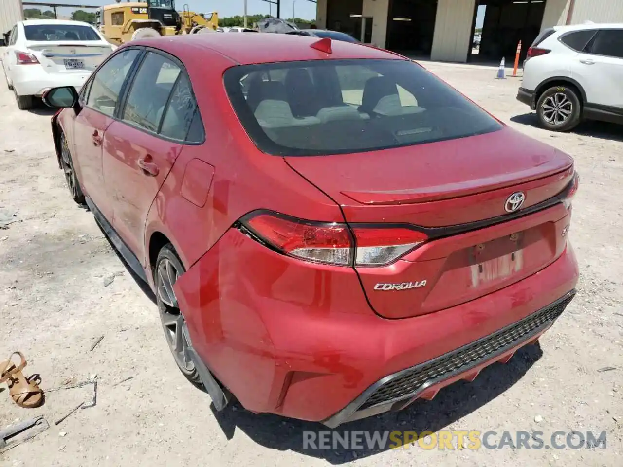 3 Photograph of a damaged car JTDP4RCE8LJ024768 TOYOTA COROLLA 2020