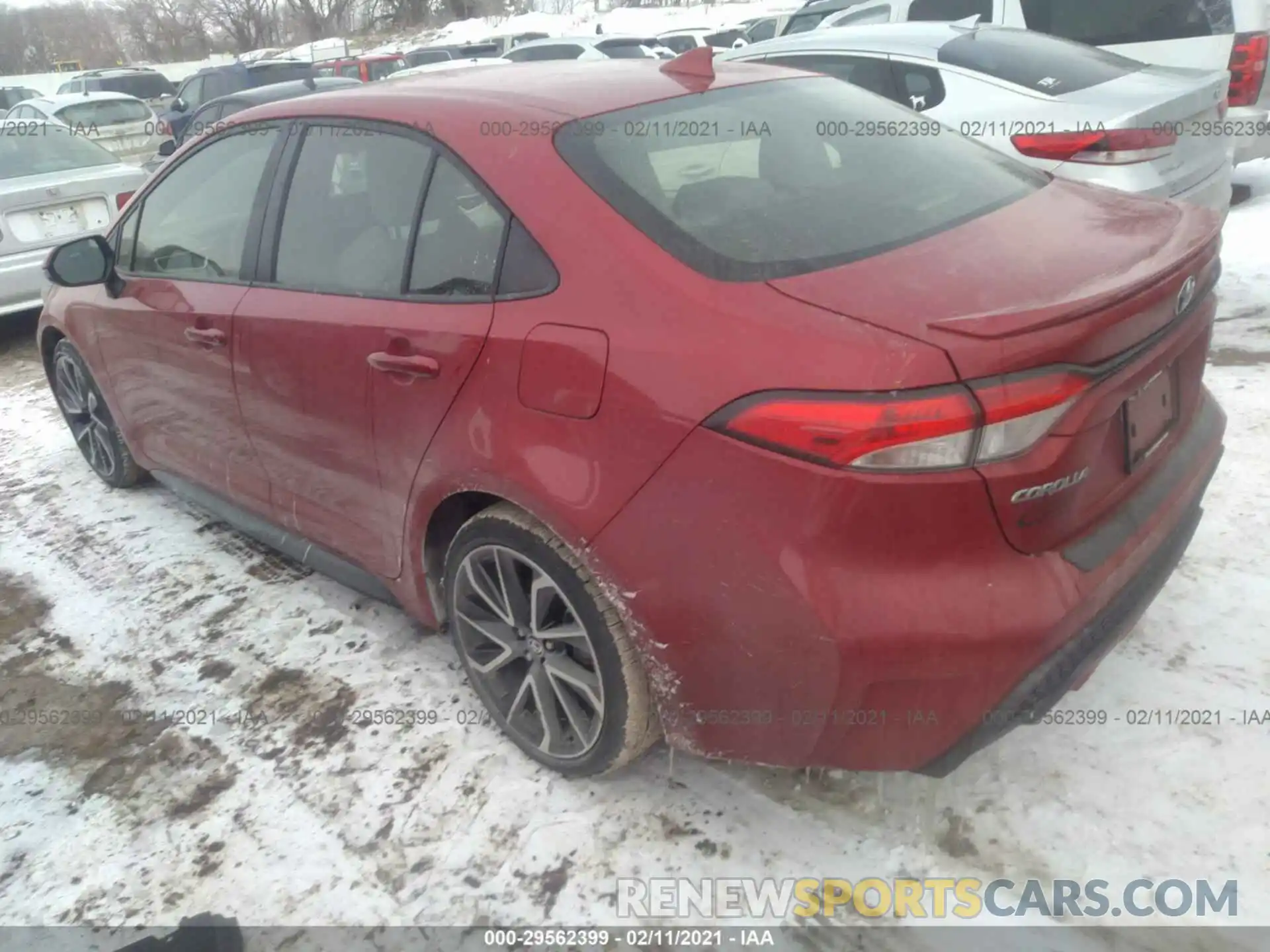 3 Photograph of a damaged car JTDP4RCE8LJ026911 TOYOTA COROLLA 2020